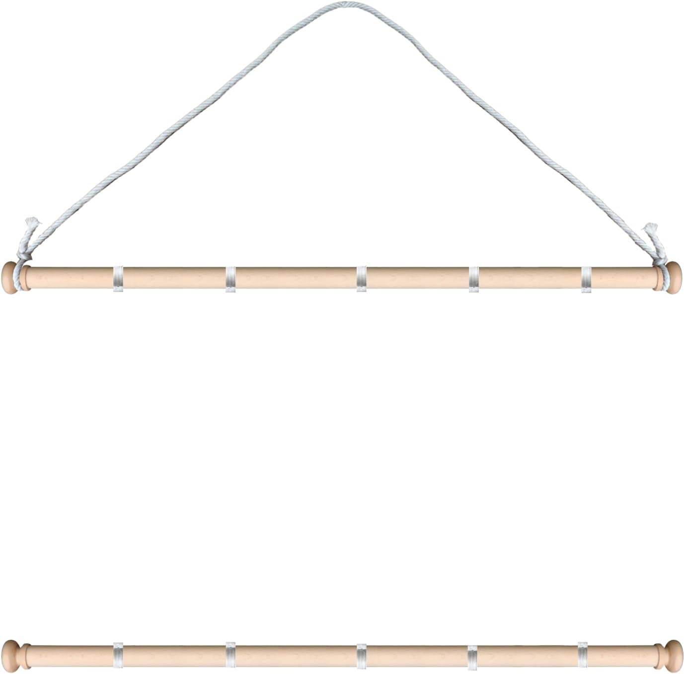 میله آویز دیواری Beyeutao چوبی دوتایی قابل تنظیم 16-44 inches میله آویز دیواری Beyeutao چوبی دوتایی قابل تنظیم 16-44 inches