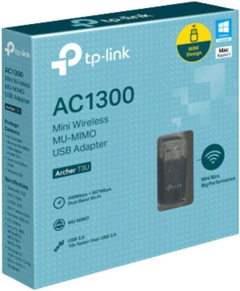 آداپتور USB بیسیم کوچک TP-Link با فناوری MU-MIMO مدل Archer T3U AC1300 آداپتور USB بیسیم کوچک TP-Link با فناوری MU-MIMO مدل Archer T3U AC1300