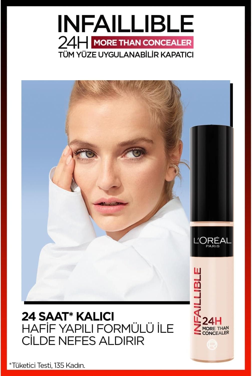 کانسیلر مناسب استفاده روی تمام صورت L'Oreal Paris Infaillible مدل 327 Cool Rose کانسیلر مناسب استفاده روی تمام صورت L'Oreal Paris Infaillible مدل 327 Cool Rose