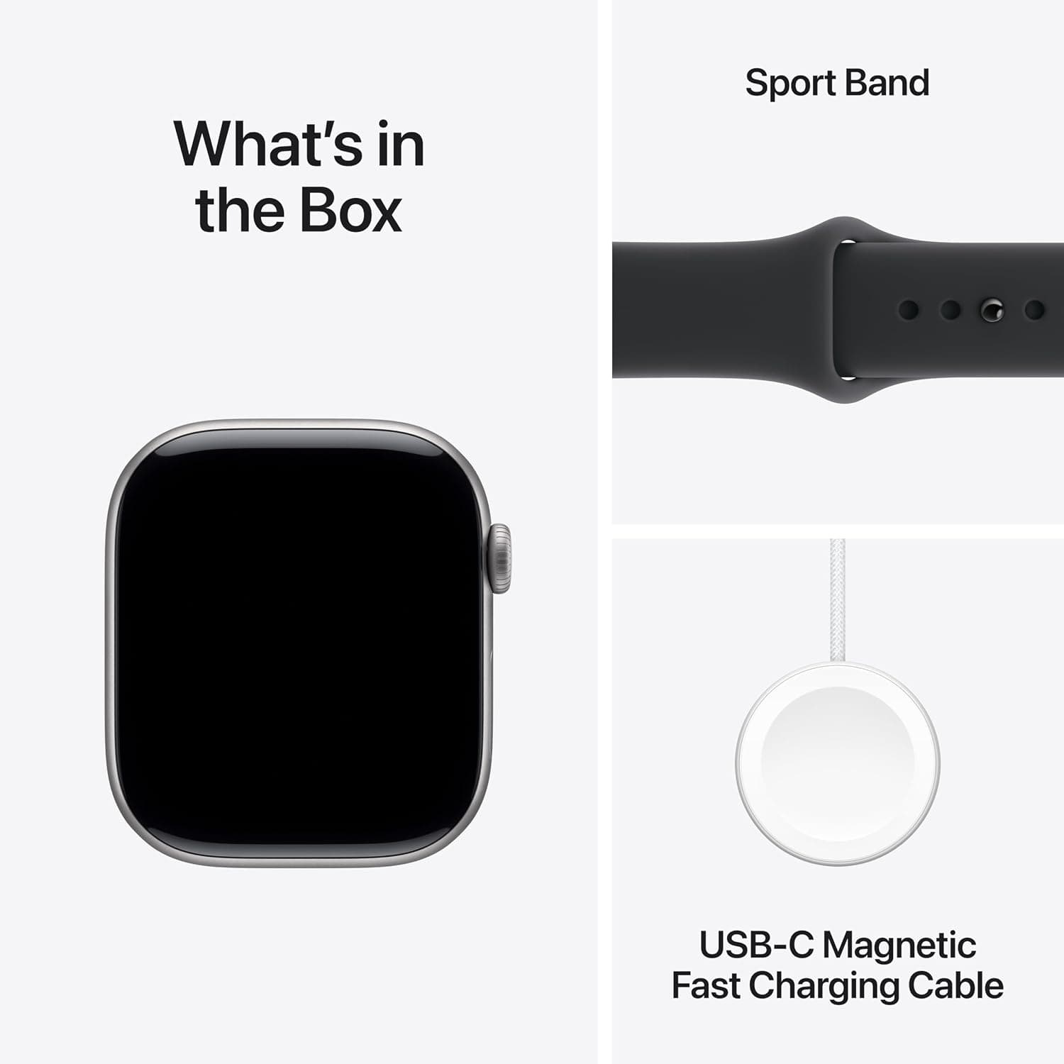 ساعت هوشمند Apple Watch Series 11 GPS با بدنه آلومینیومی خاکستری فضایی و بند ورزشی مشکی 46mm سایز M/L ساعت هوشمند Apple Watch Series 11 GPS با بدنه آلومینیومی خاکستری فضایی و بند ورزشی مشکی 46mm سایز M/L