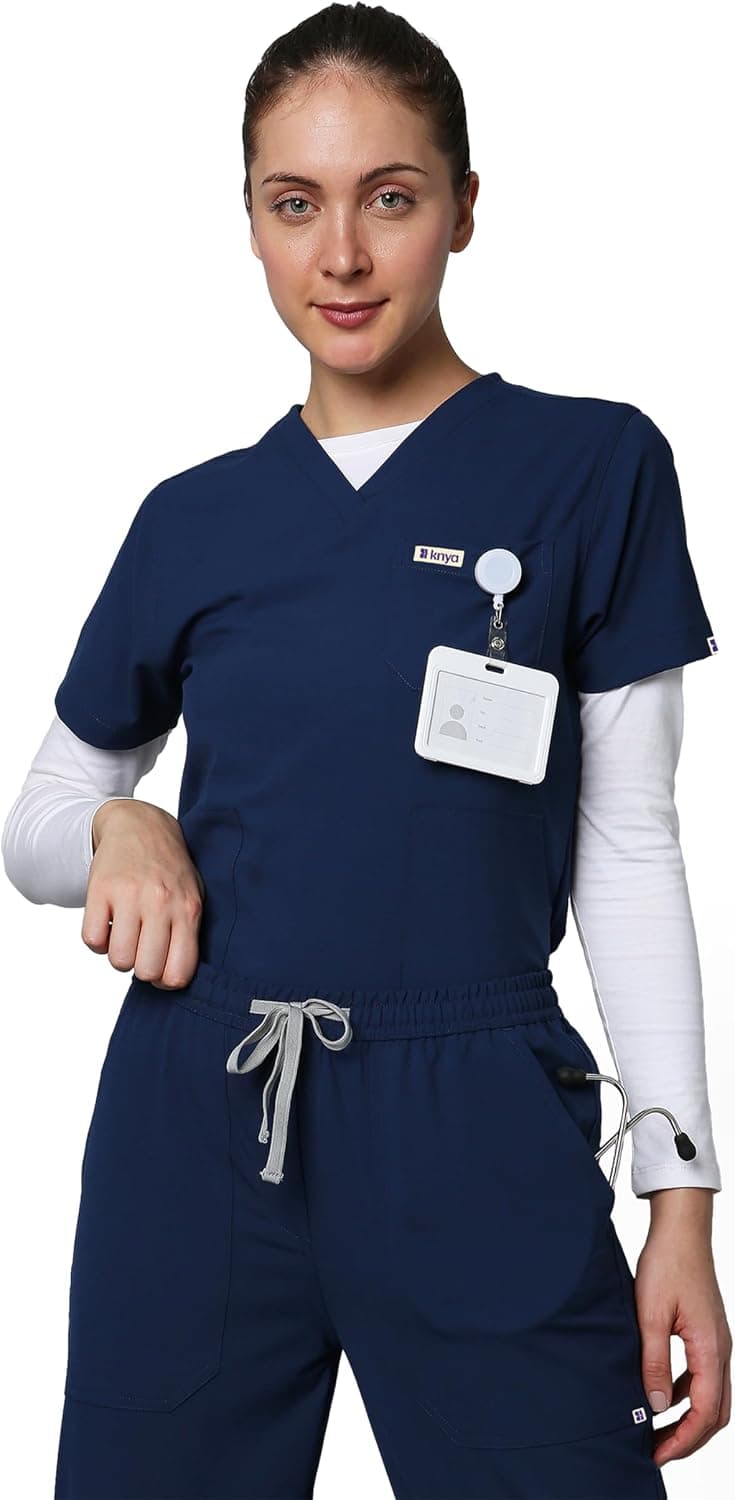 ست اسکراب زنانه KNYA Ecoflex با پارچه کشی چهار طرفه ست اسکراب زنانه KNYA Ecoflex با پارچه کشی چهار طرفه