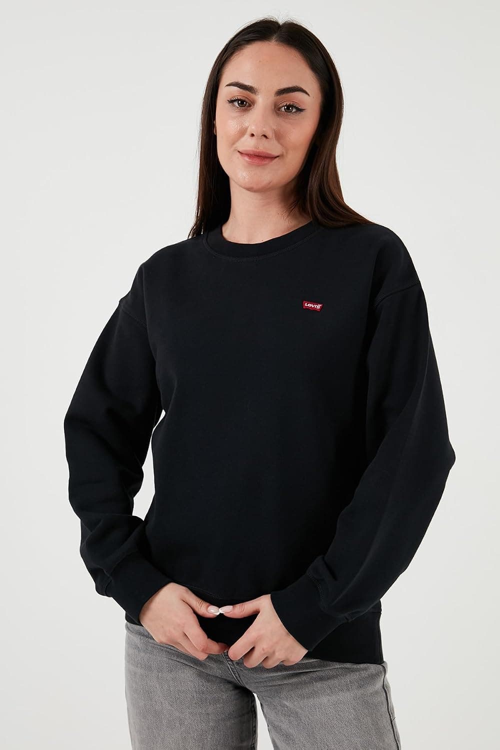 سویشرت زنانه Levi's یقه گرد مدل Standard سویشرت زنانه Levi's یقه گرد مدل Standard