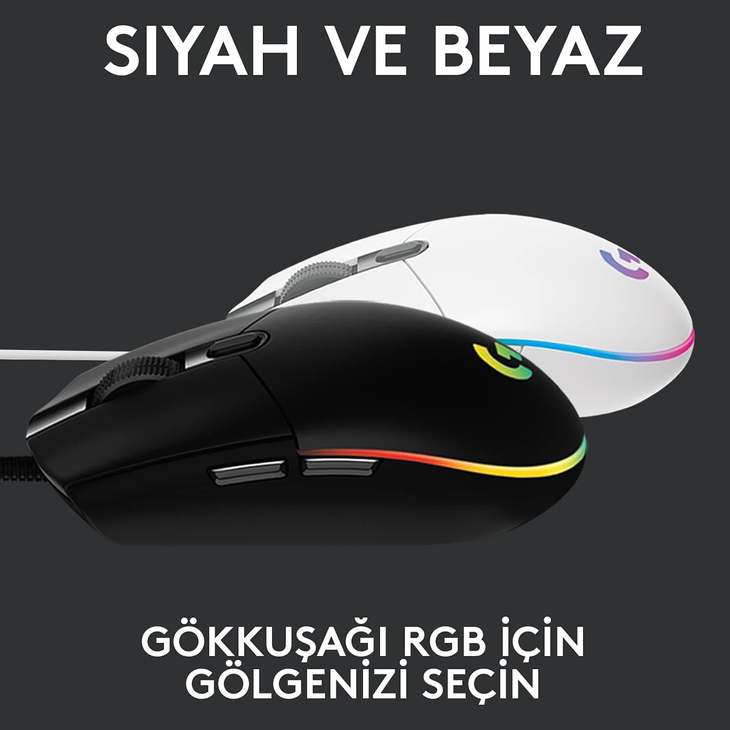 ماوس گیمینگ سیمی Logitech G با نورپردازی LIGHTSYNC RGB، ۸۰۰۰ DPI و ۶ کلید قابلبرنامهریزی مدل G102 ماوس گیمینگ سیمی Logitech G با نورپردازی LIGHTSYNC RGB، ۸۰۰۰ DPI و ۶ کلید قابلبرنامهریزی مدل G102