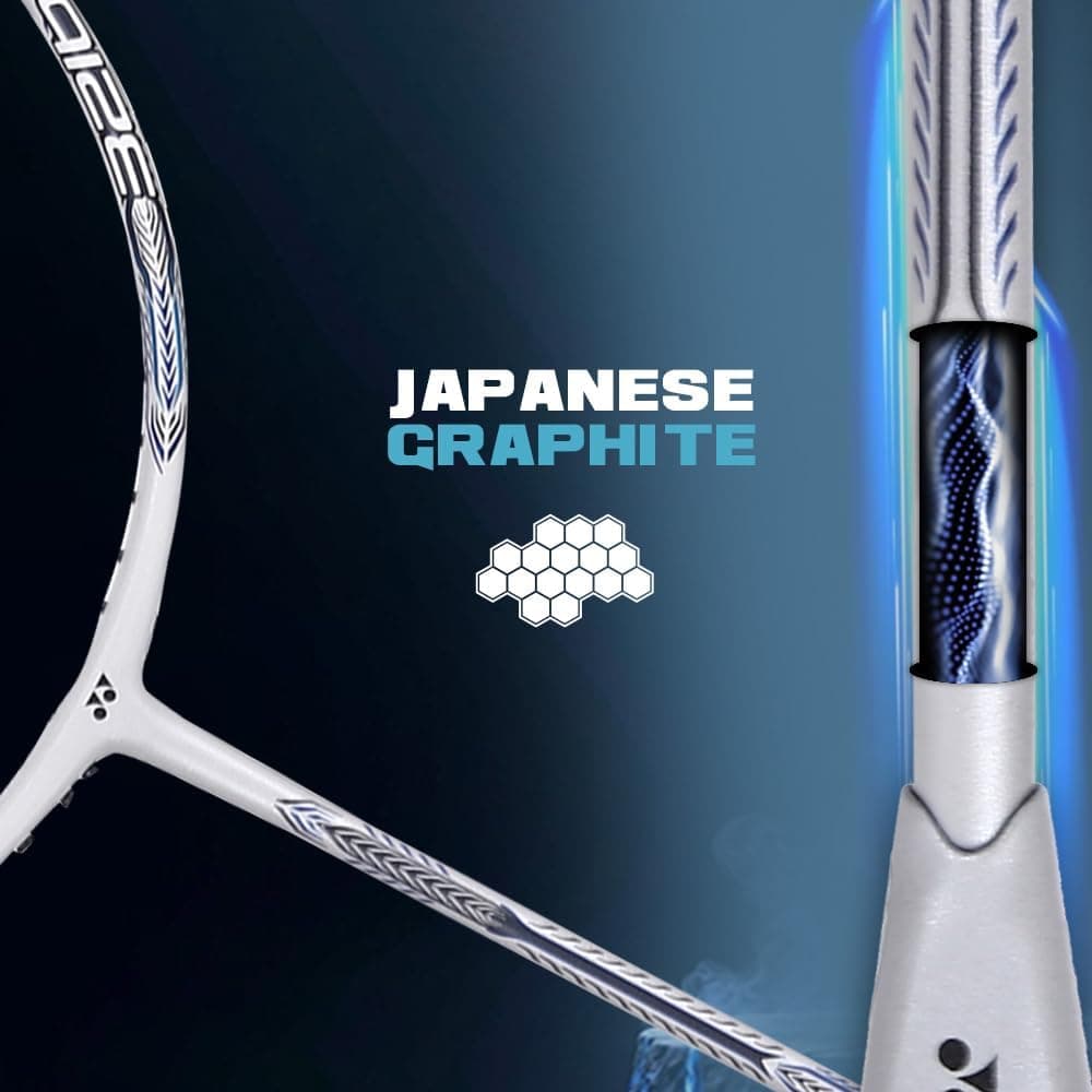 راکت بدمینتون YONEX خاکستری گانمتال مدل Astrox Attack 9 G4 4U ساخت هند راکت بدمینتون YONEX خاکستری گانمتال مدل Astrox Attack 9 G4 4U ساخت هند