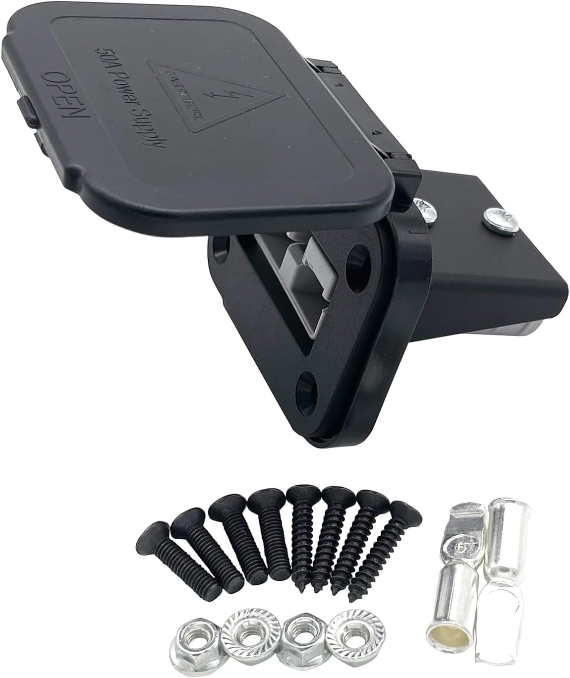 پنل نصب دوشاخه 50A JooFn برای کانکتورهای سری Anderson SB50 توکار خاکستری 1pc پنل نصب دوشاخه 50A JooFn برای کانکتورهای سری Anderson SB50 توکار خاکستری 1pc
