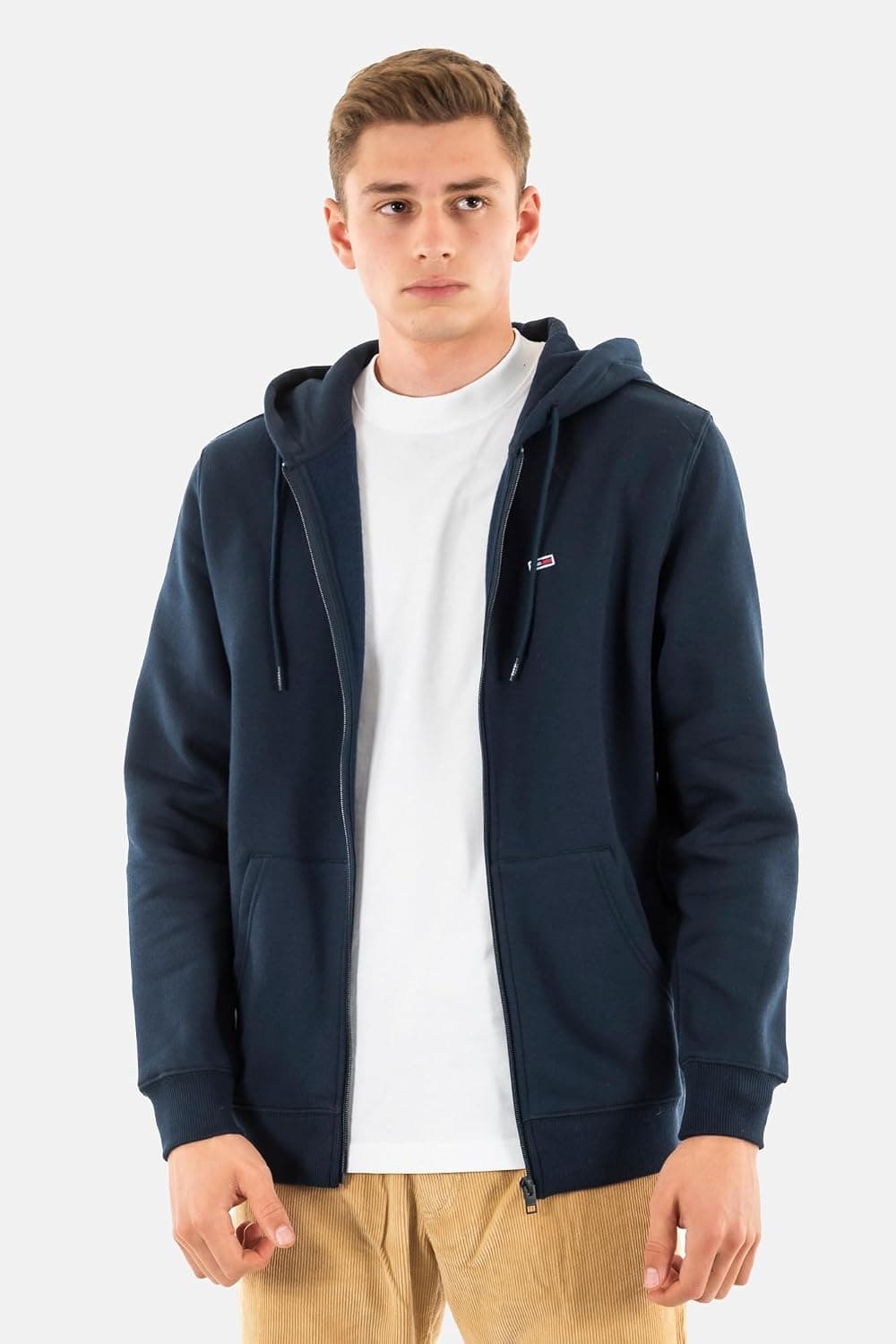 سوییشرت مردانه Tommy Jeans با کلاه و زیپ مدل Thru سوییشرت مردانه Tommy Jeans با کلاه و زیپ مدل Thru