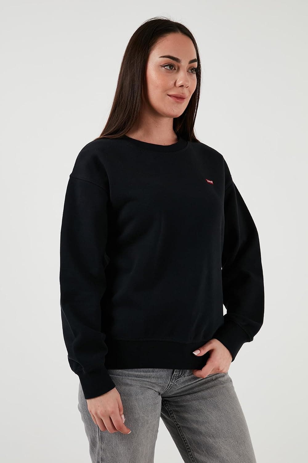 سویشرت زنانه Levi's یقه گرد مدل Standard سویشرت زنانه Levi's یقه گرد مدل Standard
