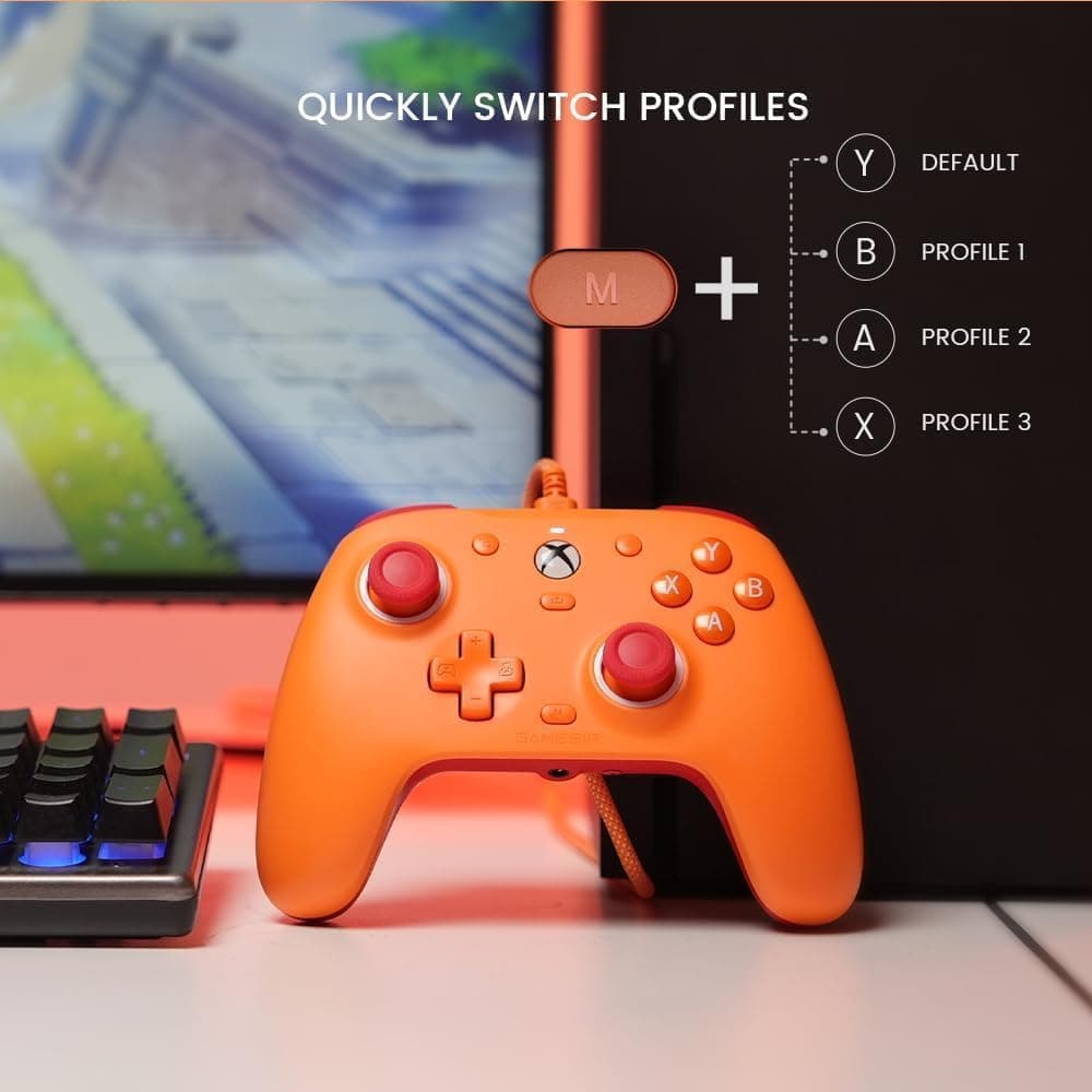 کنترلر بازی سیمی GameSir مدل G7 SE نارنجی کنترلر بازی سیمی GameSir مدل G7 SE نارنجی