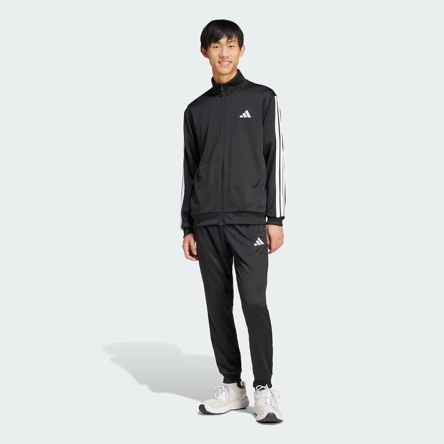 ست گرمکن ورزشی مردانه adidas Sportswear Basic 3-Stripes فرنچ تری ست گرمکن ورزشی مردانه adidas Sportswear Basic 3-Stripes فرنچ تری