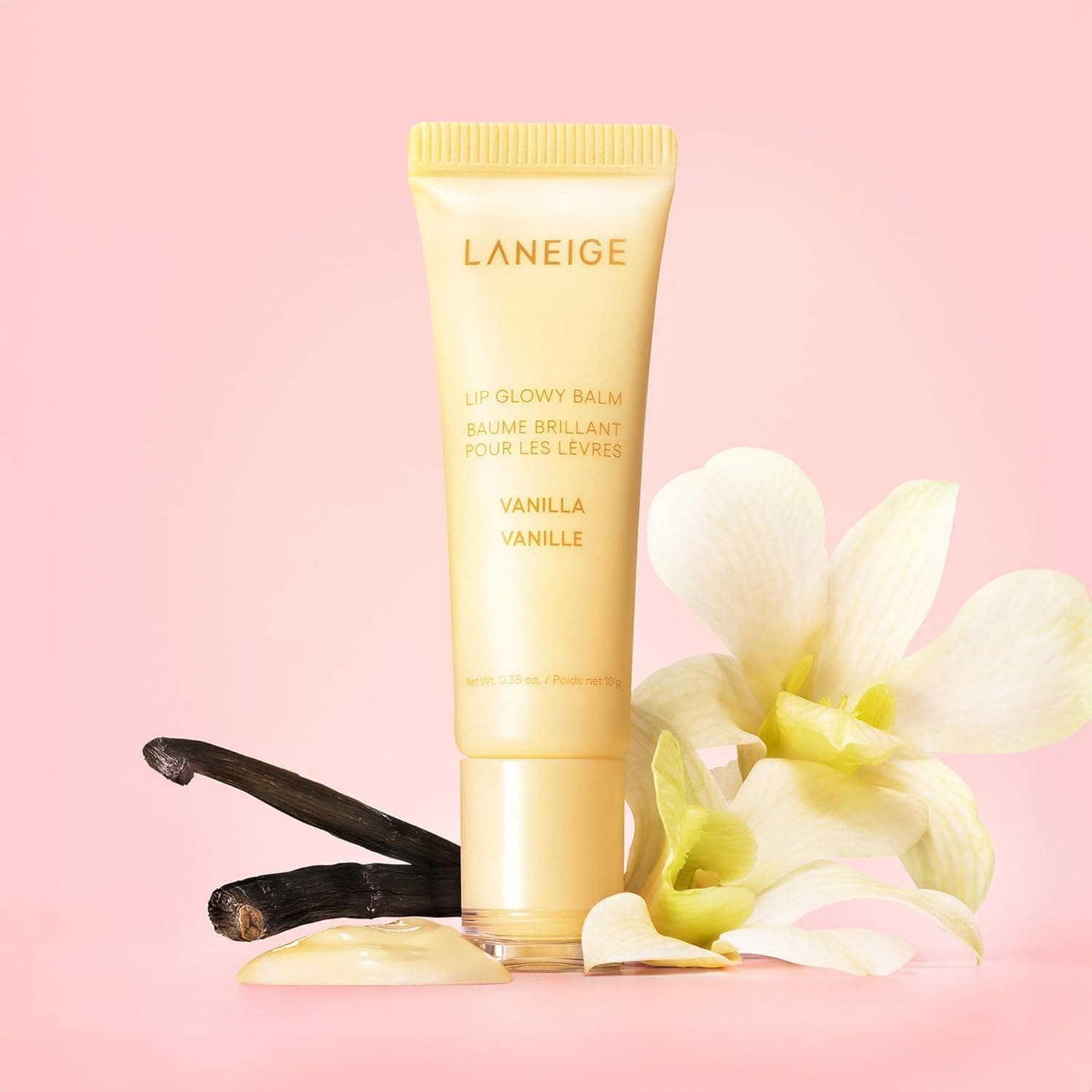 بالم لب LANEIGE Lip Glowy با طعم وانیل 10Gm بالم لب LANEIGE Lip Glowy با طعم وانیل 10Gm