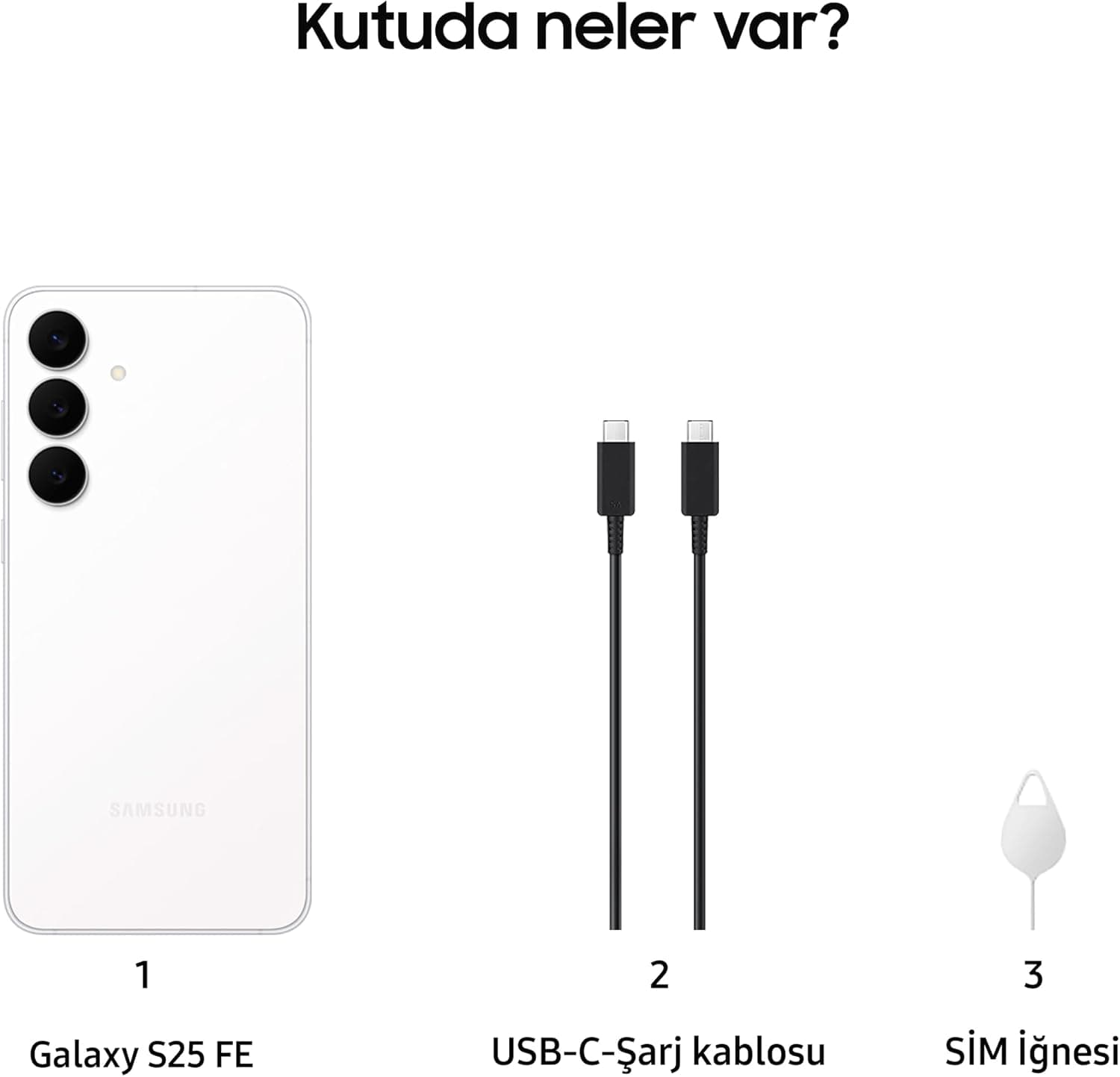 گوشی Samsung Galaxy S25 FE سفید با هوش مصنوعی، 8GB، 256GB، دوربین 50MP، صفحهنمایش 6.7 اینچی گوشی Samsung Galaxy S25 FE سفید با هوش مصنوعی، 8GB، 256GB، دوربین 50MP، صفحهنمایش 6.7 اینچی