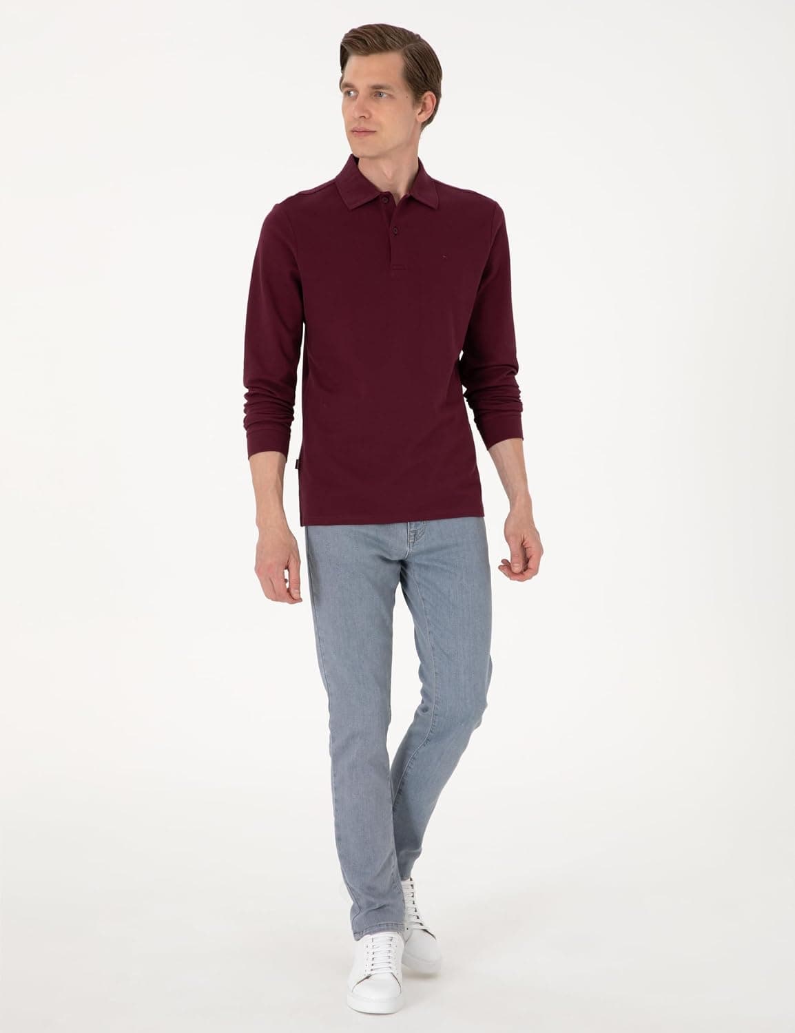 سوئیشرت مردانه Pierre Cardin به رنگ زرشکی مدل 50314048-VR014 سوئیشرت مردانه Pierre Cardin به رنگ زرشکی مدل 50314048-VR014