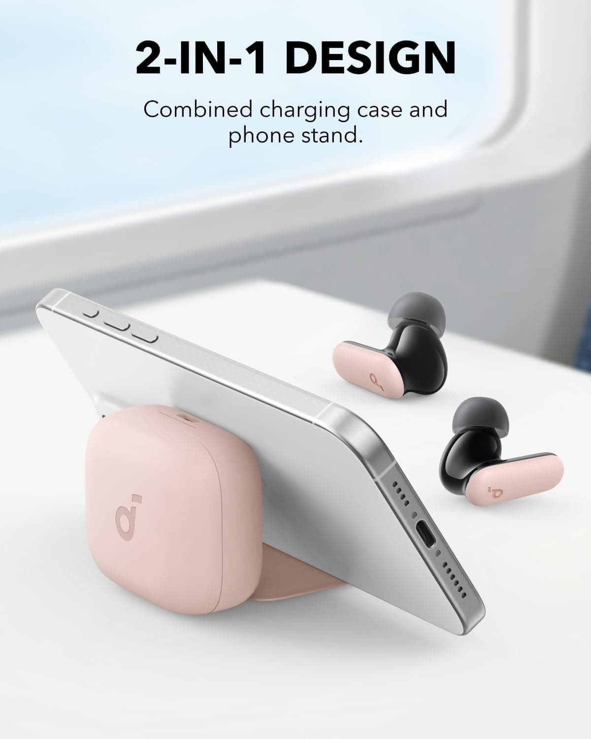 ایربادز soundcore by Anker با حذف نویز فعال، پخش 45H و بیس قدرتمند ایربادز soundcore by Anker با حذف نویز فعال، پخش 45H و بیس قدرتمند