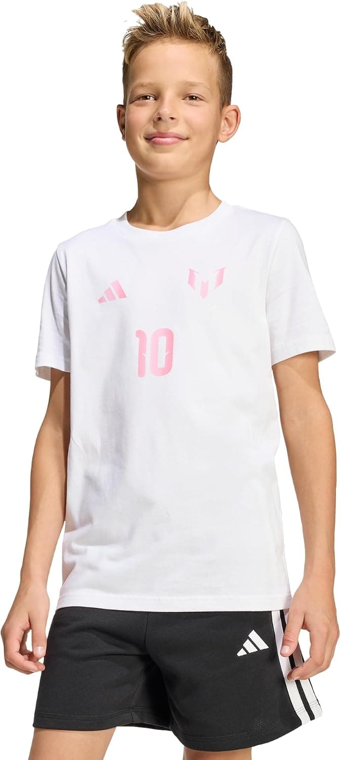 تیشرت کودکانه adidas طرح گرافیکی نام و شماره Messi تیشرت کودکانه adidas طرح گرافیکی نام و شماره Messi