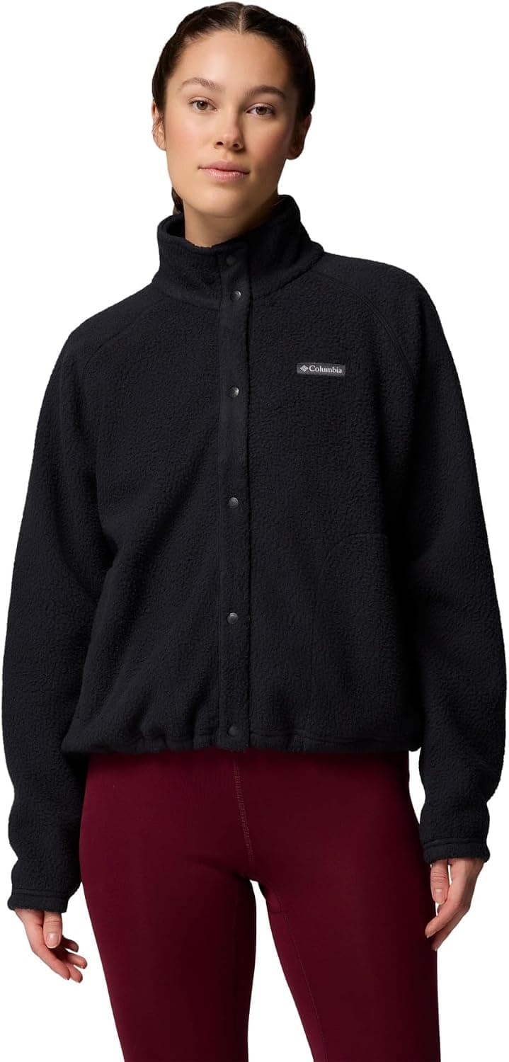 ژاکت فلیس زنانه Columbia مدل Jasper Ridge با دکمههای فشاری کامل ژاکت فلیس زنانه Columbia مدل Jasper Ridge با دکمههای فشاری کامل