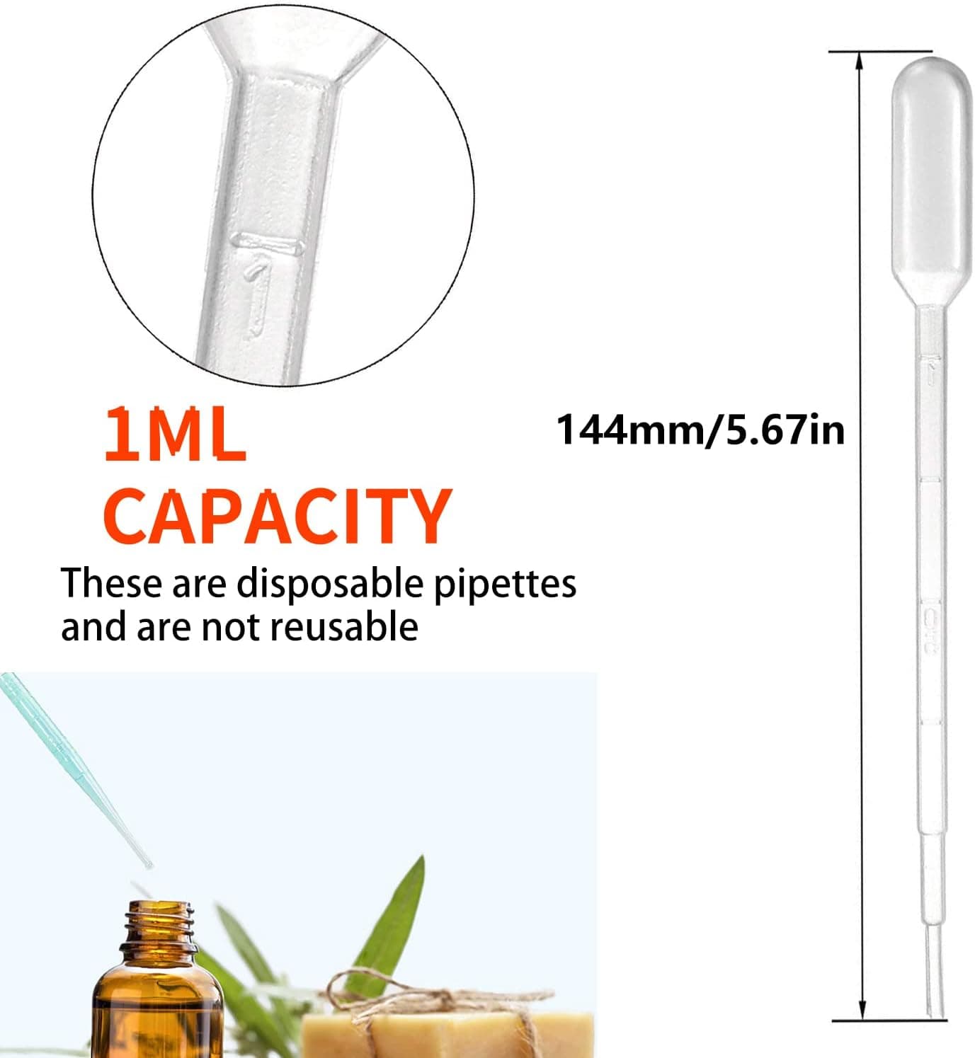 پیپت انتقال پلاستیکی EKIND 1ml بسته 100 عددی پیپت انتقال پلاستیکی EKIND 1ml بسته 100 عددی