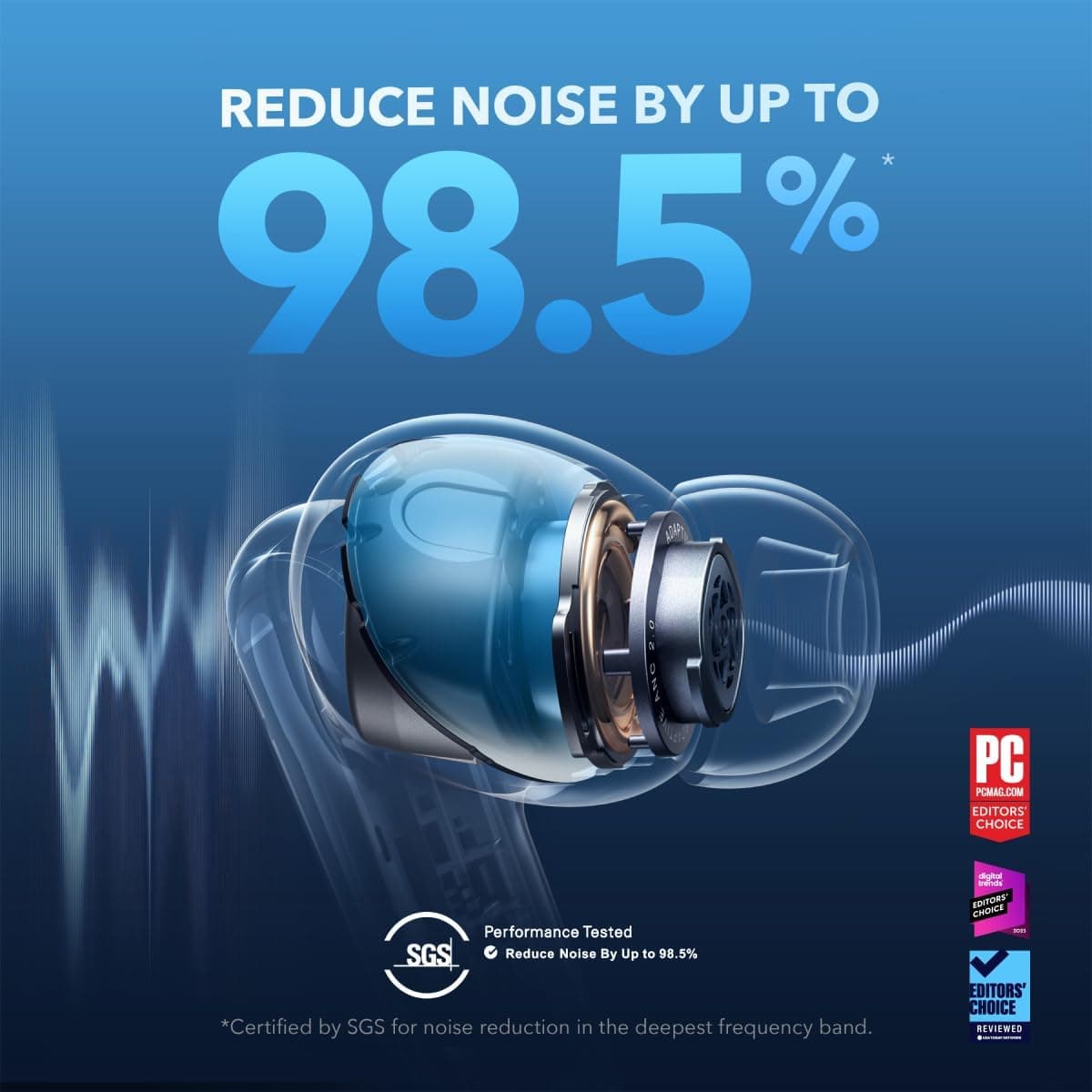 ایرباد Soundcore Liberty 4 NC با کاهش نویز 98.5٪ ایرباد Soundcore Liberty 4 NC با کاهش نویز 98.5٪