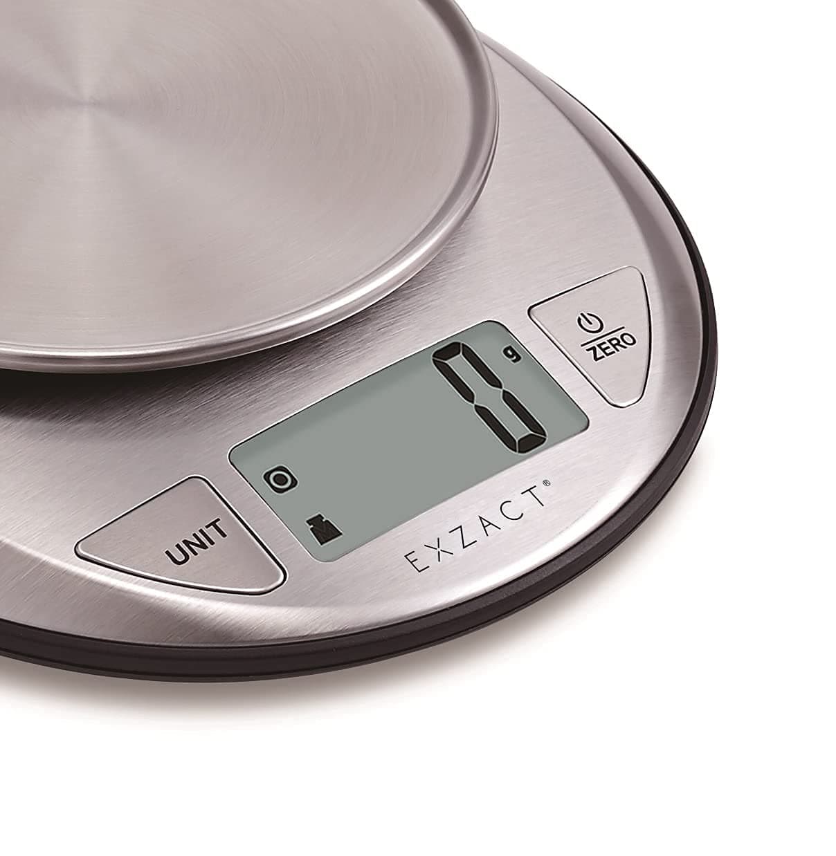 ترازو آشپزخانه دیجیتال Exzact استیل ضد زنگ ظرفیت 5kg ترازو آشپزخانه دیجیتال Exzact استیل ضد زنگ ظرفیت 5kg