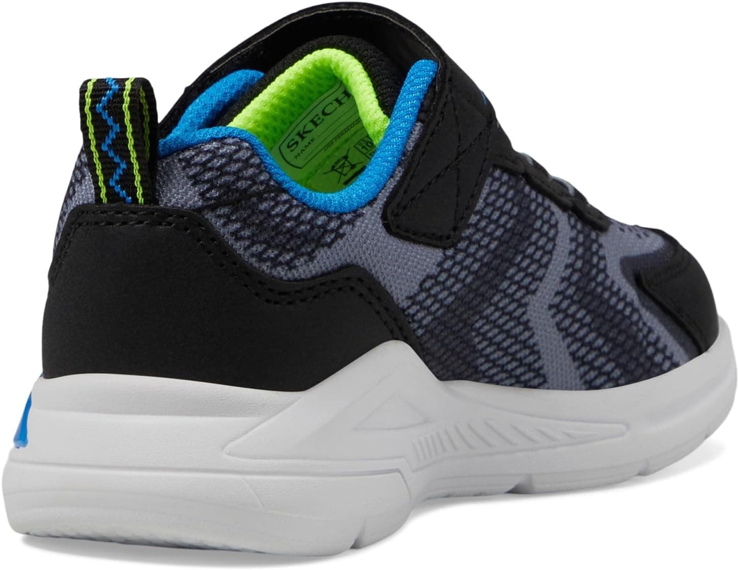 کفش پسرانه Skechers مشکی چراغدار Tri - Namics مدل 401660N BKYB کفش پسرانه Skechers مشکی چراغدار Tri - Namics مدل 401660N BKYB