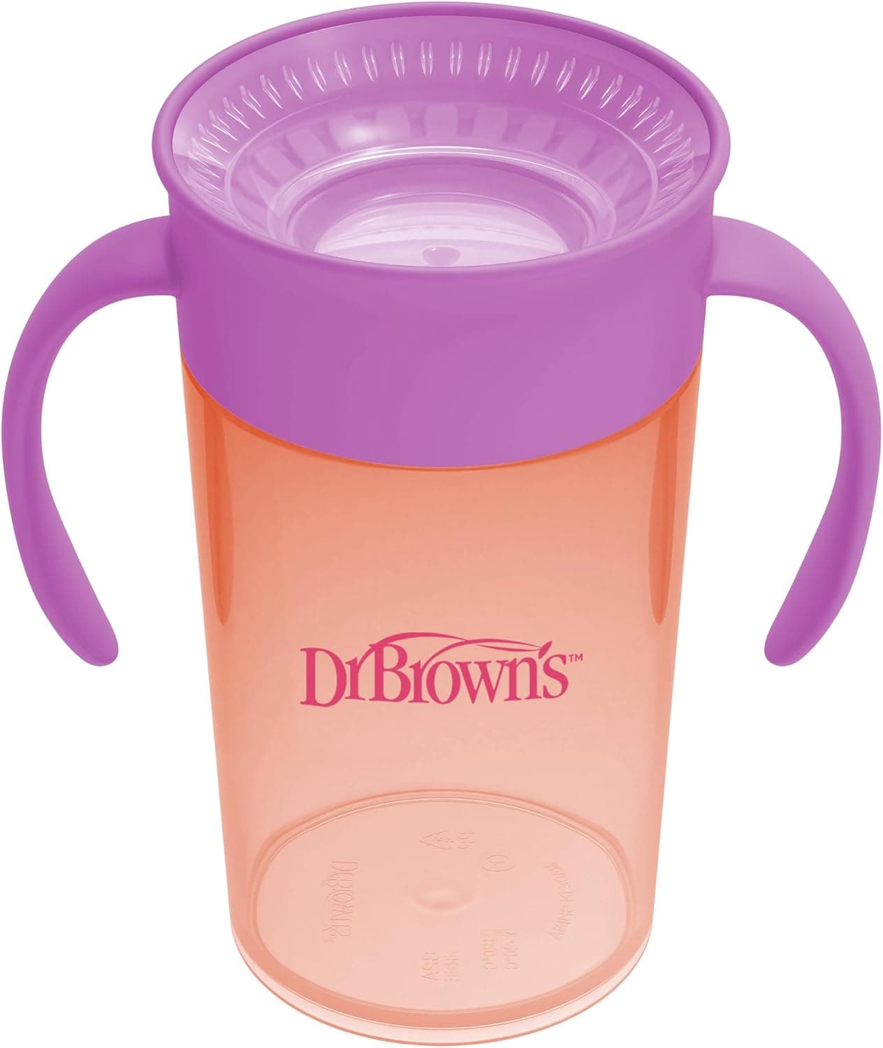 ست لیوان آموزشی کودک Dr. Brown's Milestones صورتی مرجانی 300mL 2 Pack ست لیوان آموزشی کودک Dr. Brown's Milestones صورتی مرجانی 300mL 2 Pack