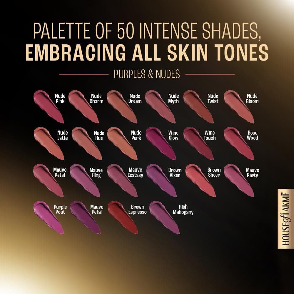 رنگ لب مایع مات LAKMÉ مدل Wine Touch، 5.6ml رنگ لب مایع مات LAKMÉ مدل Wine Touch، 5.6ml