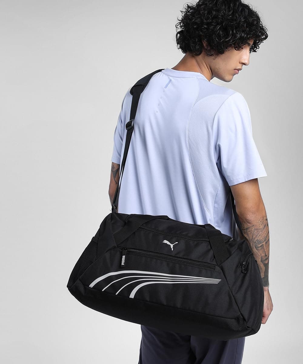 کیف ورزشی یونیسکس بزرگسال PUMA مدل FUNDAMENTAL M مشکی کیف ورزشی یونیسکس بزرگسال PUMA مدل FUNDAMENTAL M مشکی