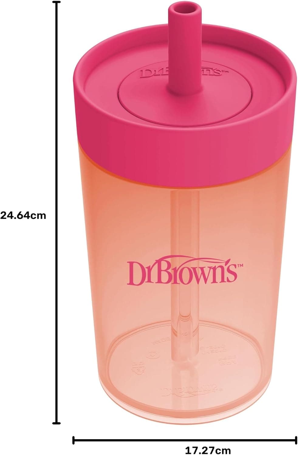 ست لیوان آموزشی کودک Dr. Brown's Milestones صورتی مرجانی 300mL 2 Pack ست لیوان آموزشی کودک Dr. Brown's Milestones صورتی مرجانی 300mL 2 Pack