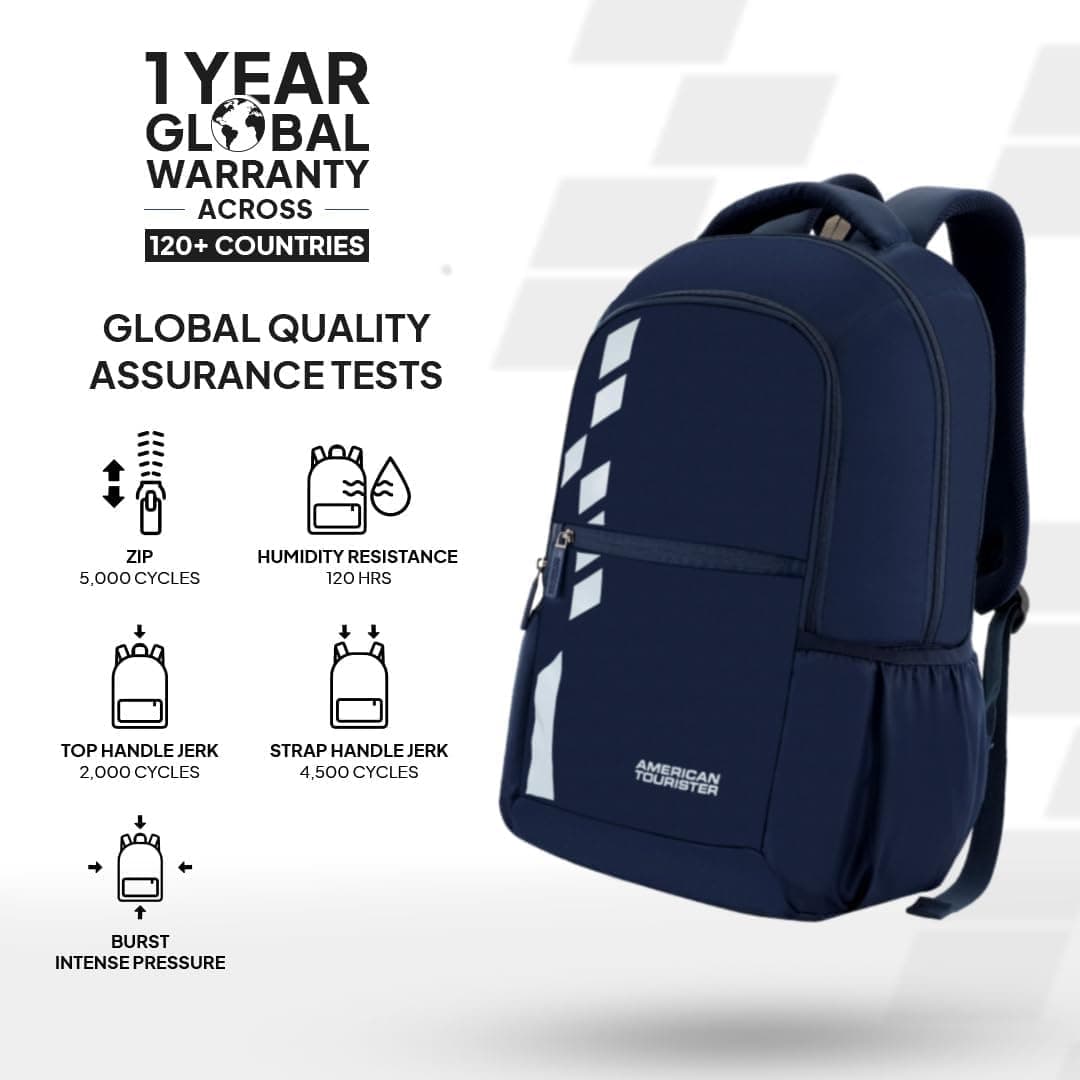 کولهپشتی American Tourister Slate 2.0 پلیاستر 34 لیتری مناسب لپتاپ 15.6 اینچی مدل 02 کولهپشتی American Tourister Slate 2.0 پلیاستر 34 لیتری مناسب لپتاپ 15.6 اینچی مدل 02