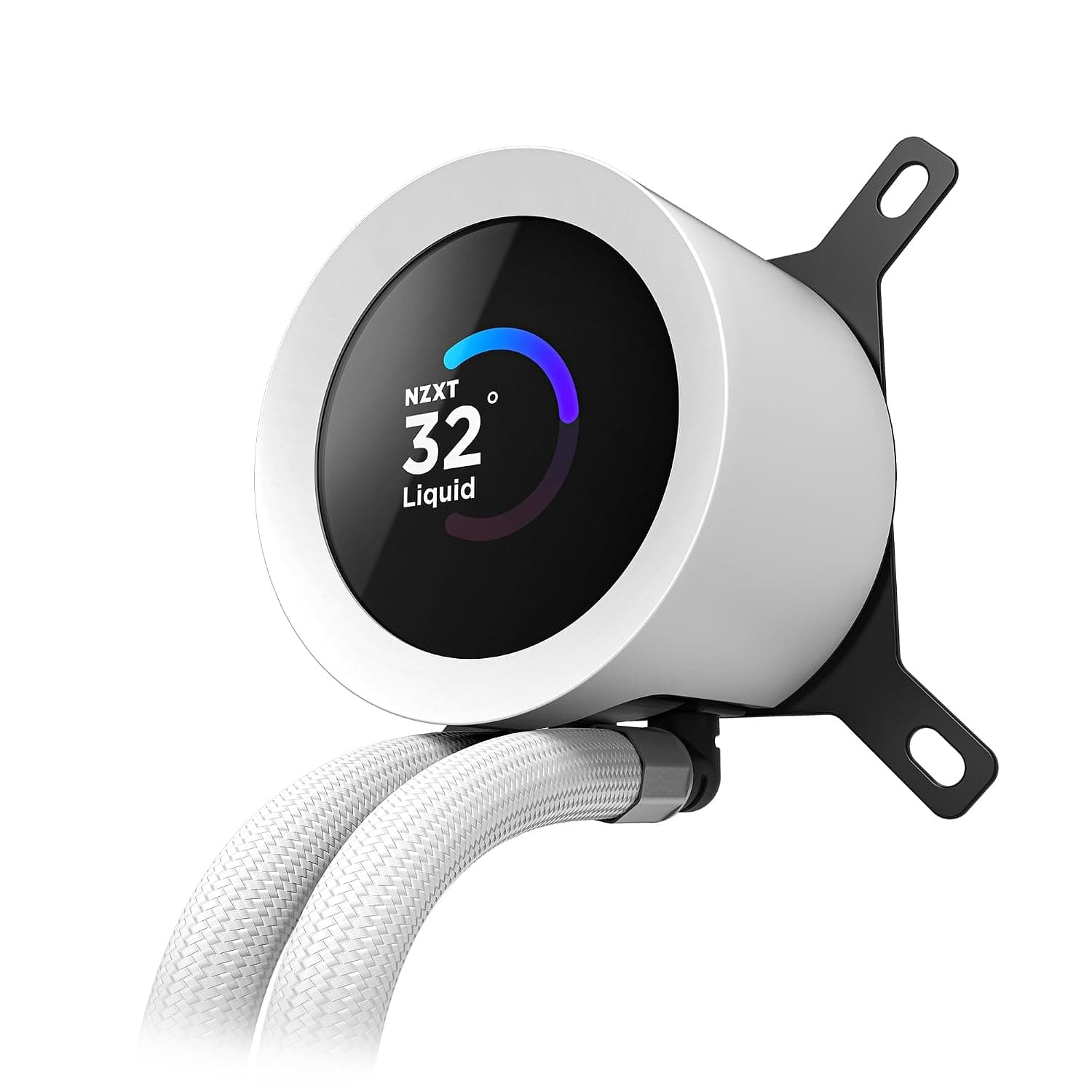خنککننده مایع پردازنده NZXT Kraken Plus 360 RGB با رادیاتور 360mm، فن F360 RGB و نمایشگر LCD مربعی 1.54 اینچی، سفید خنککننده مایع پردازنده NZXT Kraken Plus 360 RGB با رادیاتور 360mm، فن F360 RGB و نمایشگر LCD مربعی 1.54 اینچی، سفید