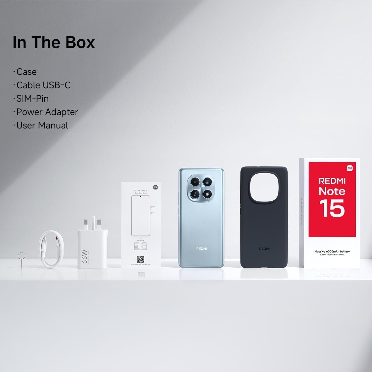 گوشی هوشمند Xiaomi Redmi Note 15 با حافظه 8+256GB مشکی و باتری 6000mAh گوشی هوشمند Xiaomi Redmi Note 15 با حافظه 8+256GB مشکی و باتری 6000mAh