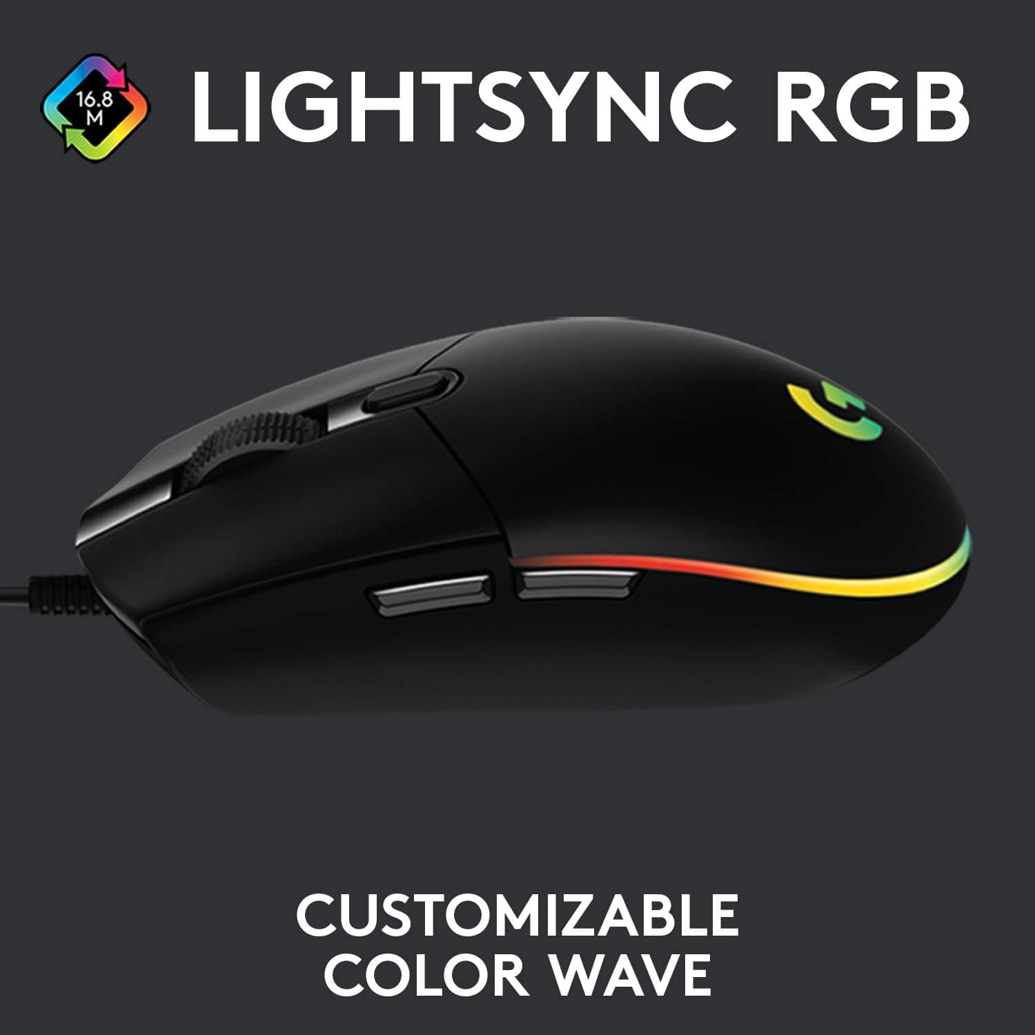 ماوس گیمینگ Logitech G مدل G102 LIGHTSYNC مشکی ماوس گیمینگ Logitech G مدل G102 LIGHTSYNC مشکی