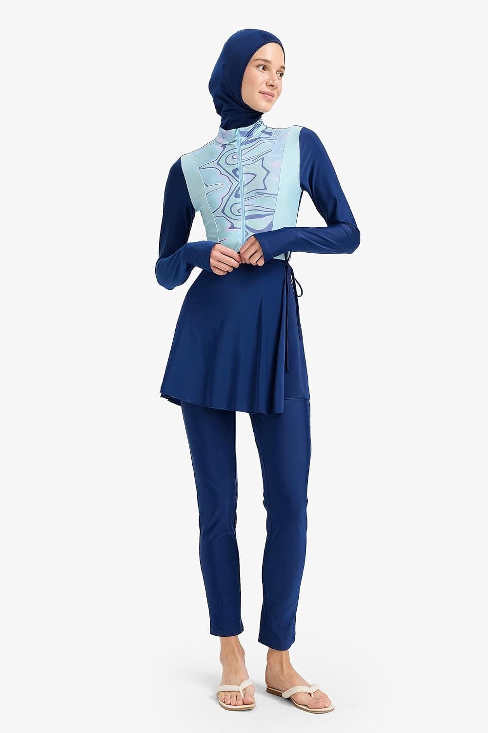 ست 5 تکه برکینی زنانه DeFacto فیت معمولی زودخشک چاپی مدل E7998AX25HS ست 5 تکه برکینی زنانه DeFacto فیت معمولی زودخشک چاپی مدل E7998AX25HS