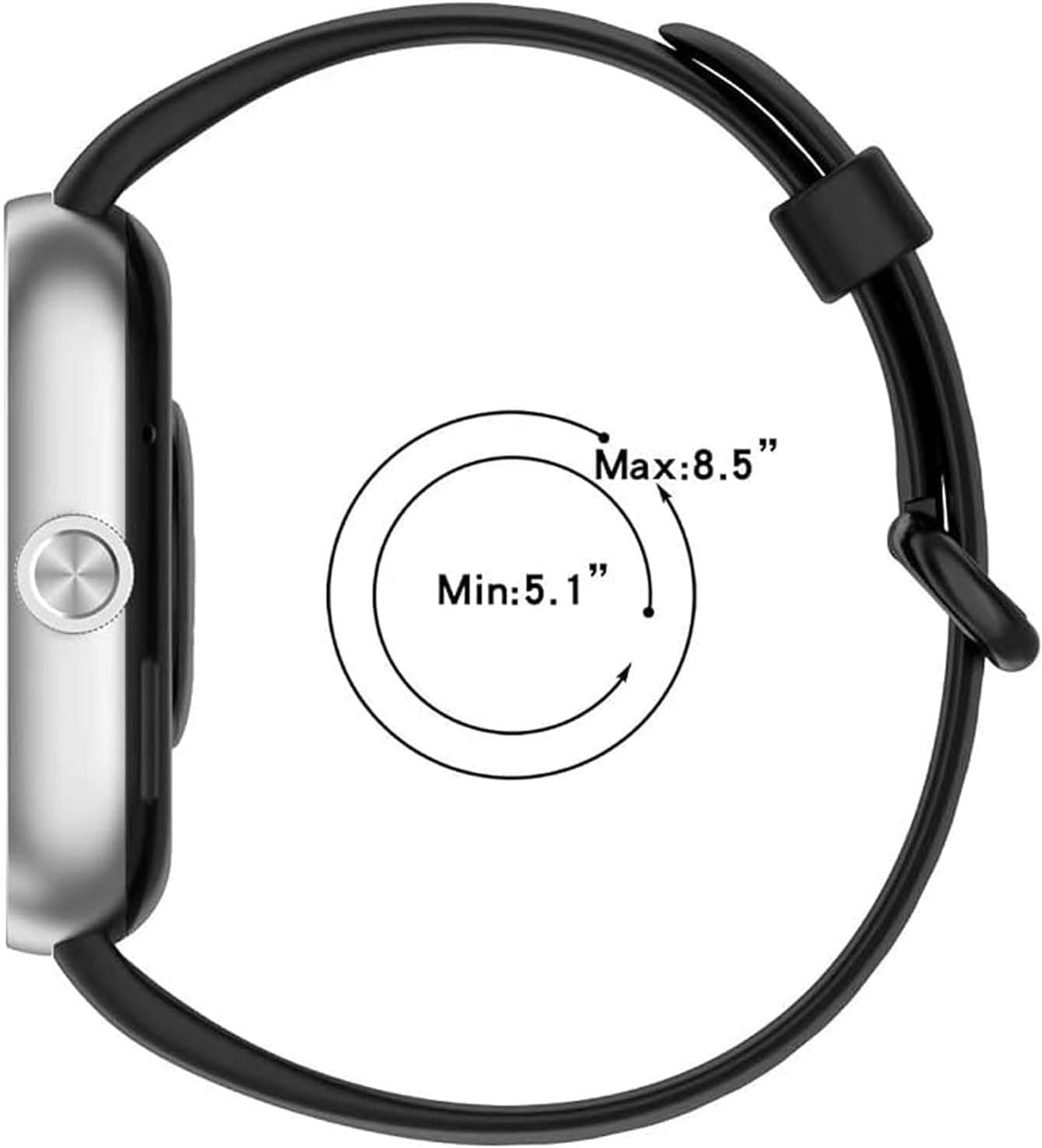 بند سیلیکونی ساعت Coverzone سازگار با Xiaomi Redmi Watch 4 قابل تنظیم مدل HSN-01 بند سیلیکونی ساعت Coverzone سازگار با Xiaomi Redmi Watch 4 قابل تنظیم مدل HSN-01