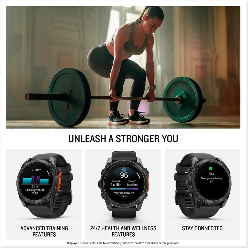 ساعت هوشمند Garmin AMOLED بند سیلیکونی مشکی خاکستری تیره مدل fenix 8 51mm ساعت هوشمند Garmin AMOLED بند سیلیکونی مشکی خاکستری تیره مدل fenix 8 51mm