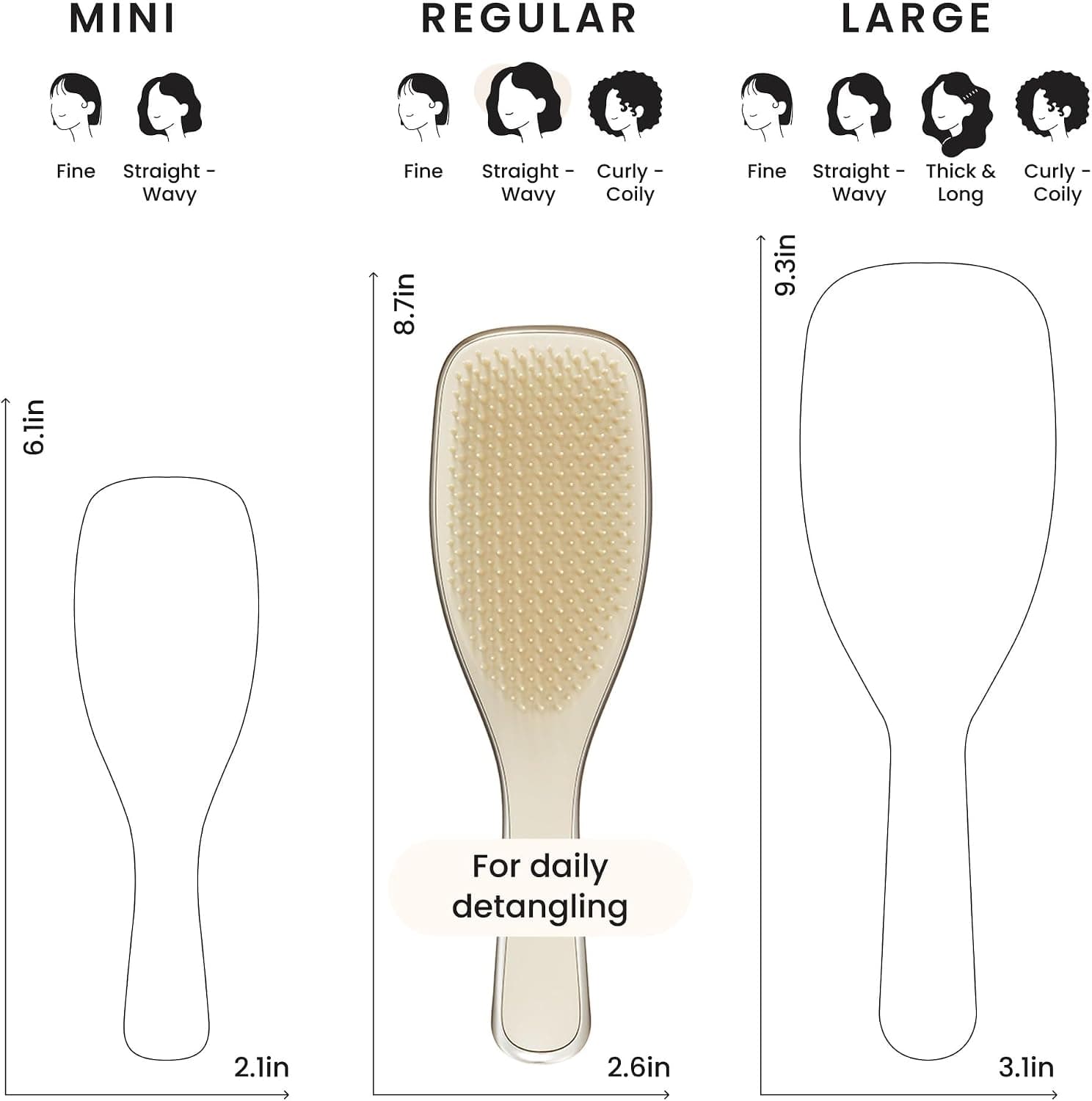 برس گرهبازکن مو Tangle Teezer Ultimate Detangler Chrome طلایی شامپاینی برس گرهبازکن مو Tangle Teezer Ultimate Detangler Chrome طلایی شامپاینی