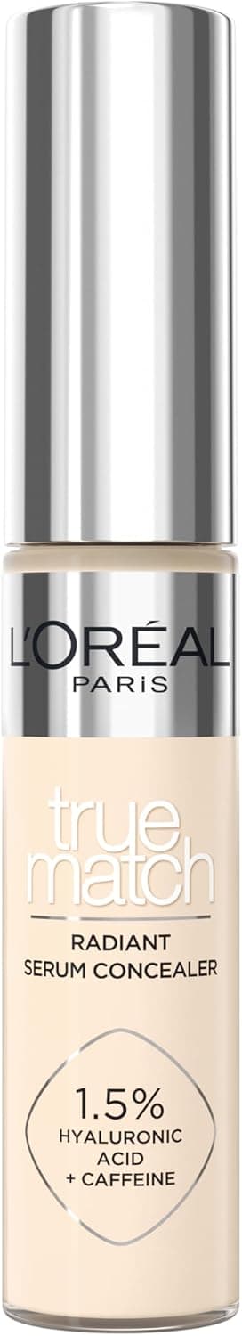 کانسیلر L'Oréal Paris True Match Radiant Serum هیالورونیک اسید و کافئین 1N 11 میلیلیتر کانسیلر L'Oréal Paris True Match Radiant Serum هیالورونیک اسید و کافئین 1N 11 میلیلیتر