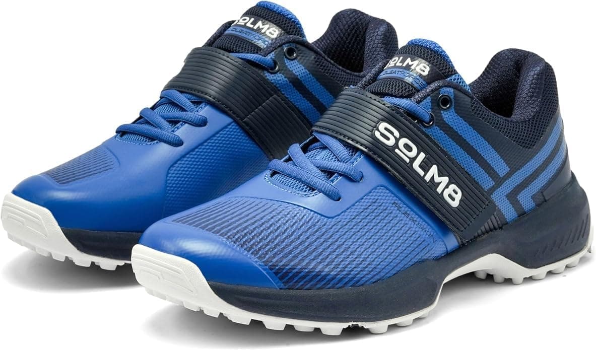 کفش کریکت مردانه SOLM8 با میخ لاستیکی، پنجه پهن، بند Speed-Fit و کفی ژلهای مدل S8 کفش کریکت مردانه SOLM8 با میخ لاستیکی، پنجه پهن، بند Speed-Fit و کفی ژلهای مدل S8