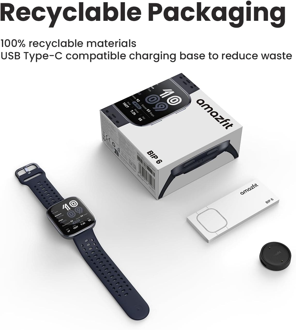 ساعت هوشمند Amazfit با نمایشگر AMOLED 1.97 اینچی، GPS، تماس بلوتوثی و مقاومت 5 ATM، مدل Bip 6 ساعت هوشمند Amazfit با نمایشگر AMOLED 1.97 اینچی، GPS، تماس بلوتوثی و مقاومت 5 ATM، مدل Bip 6