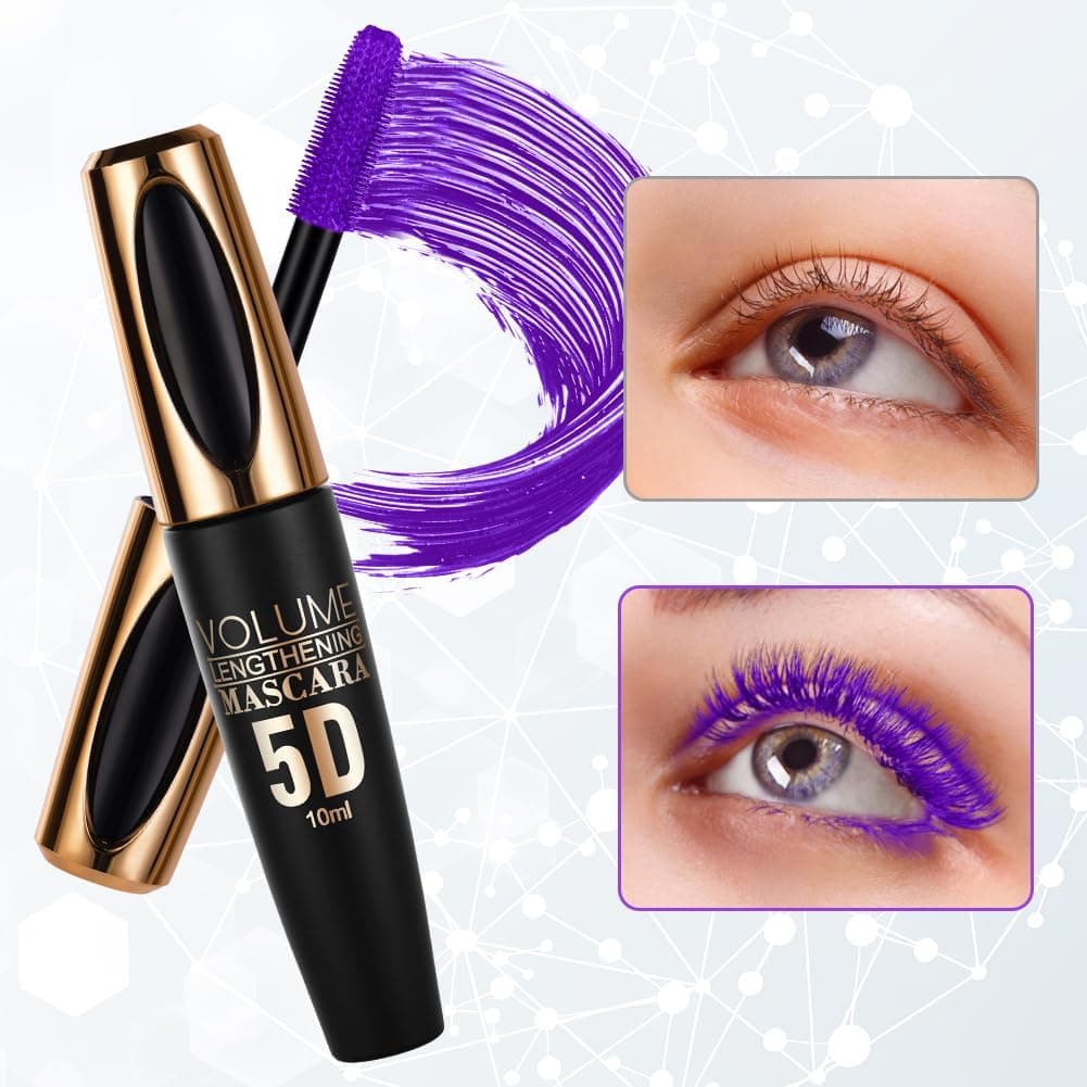 ریمل بنفش ضدآب 5D LOPHE حجمدهنده، حالتدهنده و بلندکننده مژه 10 ml ریمل بنفش ضدآب 5D LOPHE حجمدهنده، حالتدهنده و بلندکننده مژه 10 ml