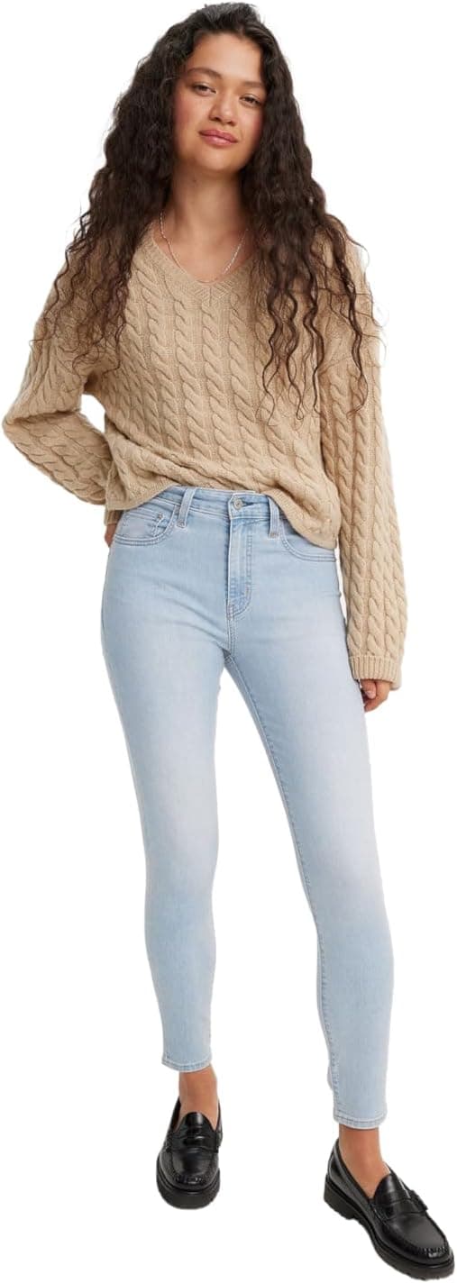 شلوار جین زنانه Levi's کمر بلند اسکینی مدل 721 شلوار جین زنانه Levi's کمر بلند اسکینی مدل 721