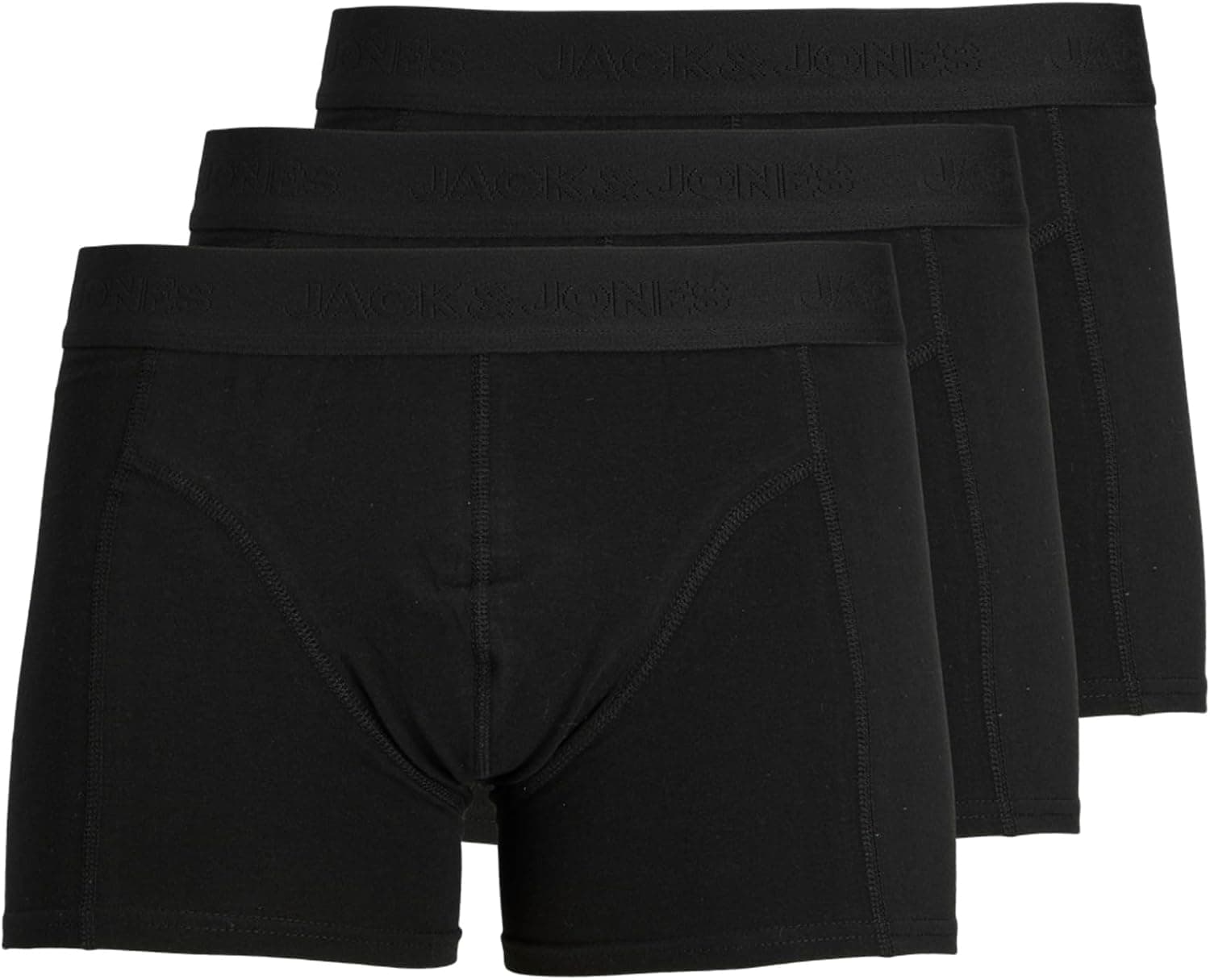 باکسر مردانه JACK & JONES مدل Jacwaistband بسته 3 عددی Noos باکسر مردانه JACK & JONES مدل Jacwaistband بسته 3 عددی Noos