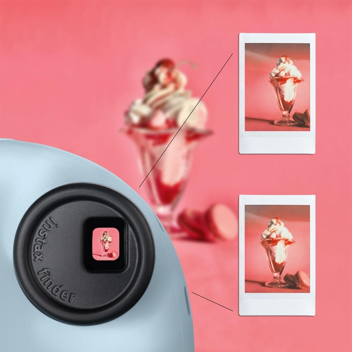 دوربین چاپ سریع instax mini 12 با نوردهی خودکار و لنز سلفی داخلی، آبی پاستلی دوربین چاپ سریع instax mini 12 با نوردهی خودکار و لنز سلفی داخلی، آبی پاستلی