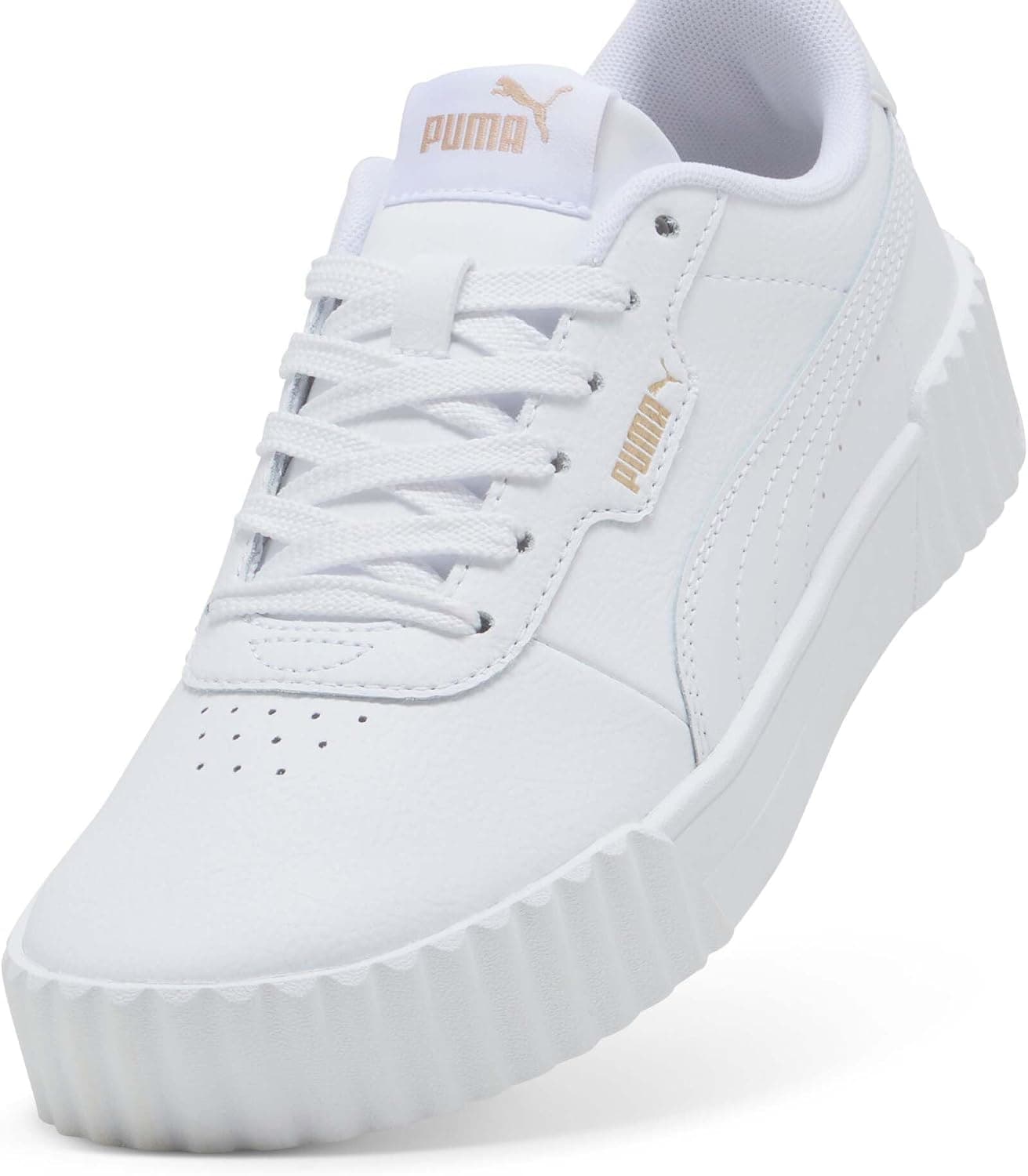 کفش اسنیکر زنانه PUMA سفید مدل Carina 3.0 Tdp 40617601 کفش اسنیکر زنانه PUMA سفید مدل Carina 3.0 Tdp 40617601