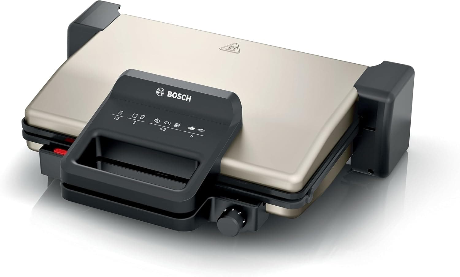 گریل تماسی Bosch با صفحات پوشش سرامیکی و سینی جمعکننده چربی مدل TCG3302GB گریل تماسی Bosch با صفحات پوشش سرامیکی و سینی جمعکننده چربی مدل TCG3302GB