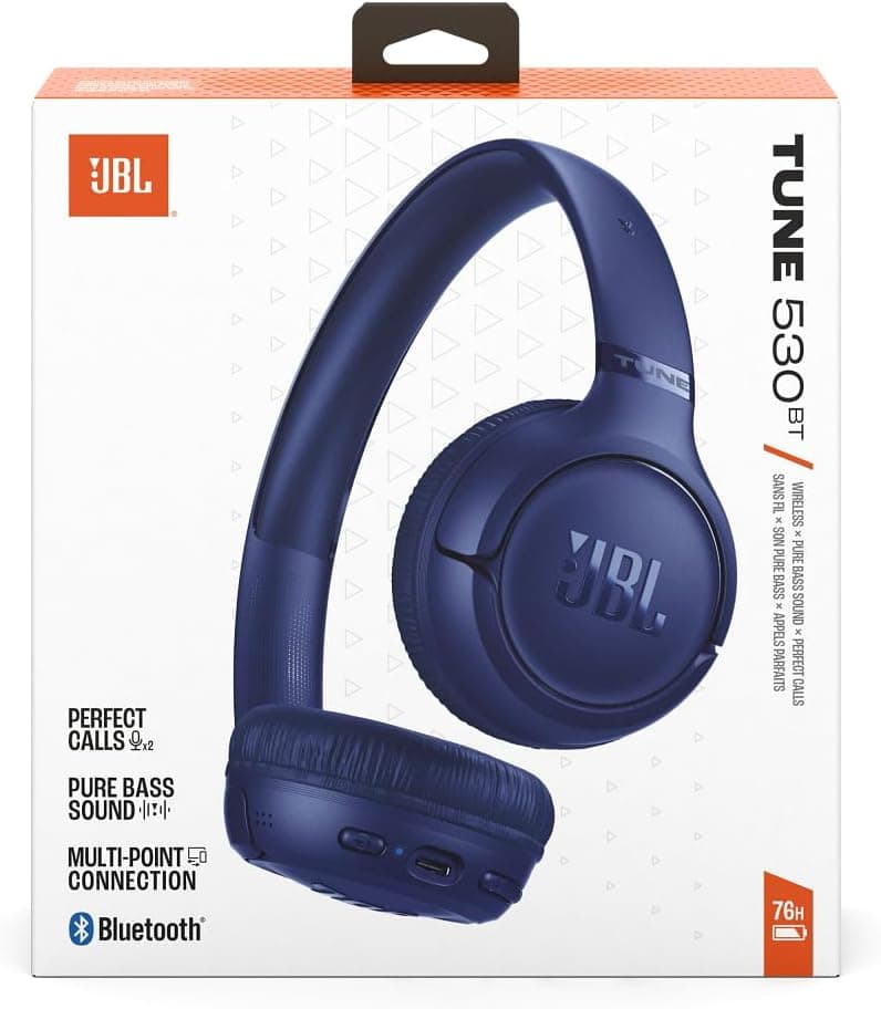 هدفون بیسیم JBL Multi Connect مدل Tune 530BT آبی هدفون بیسیم JBL Multi Connect مدل Tune 530BT آبی