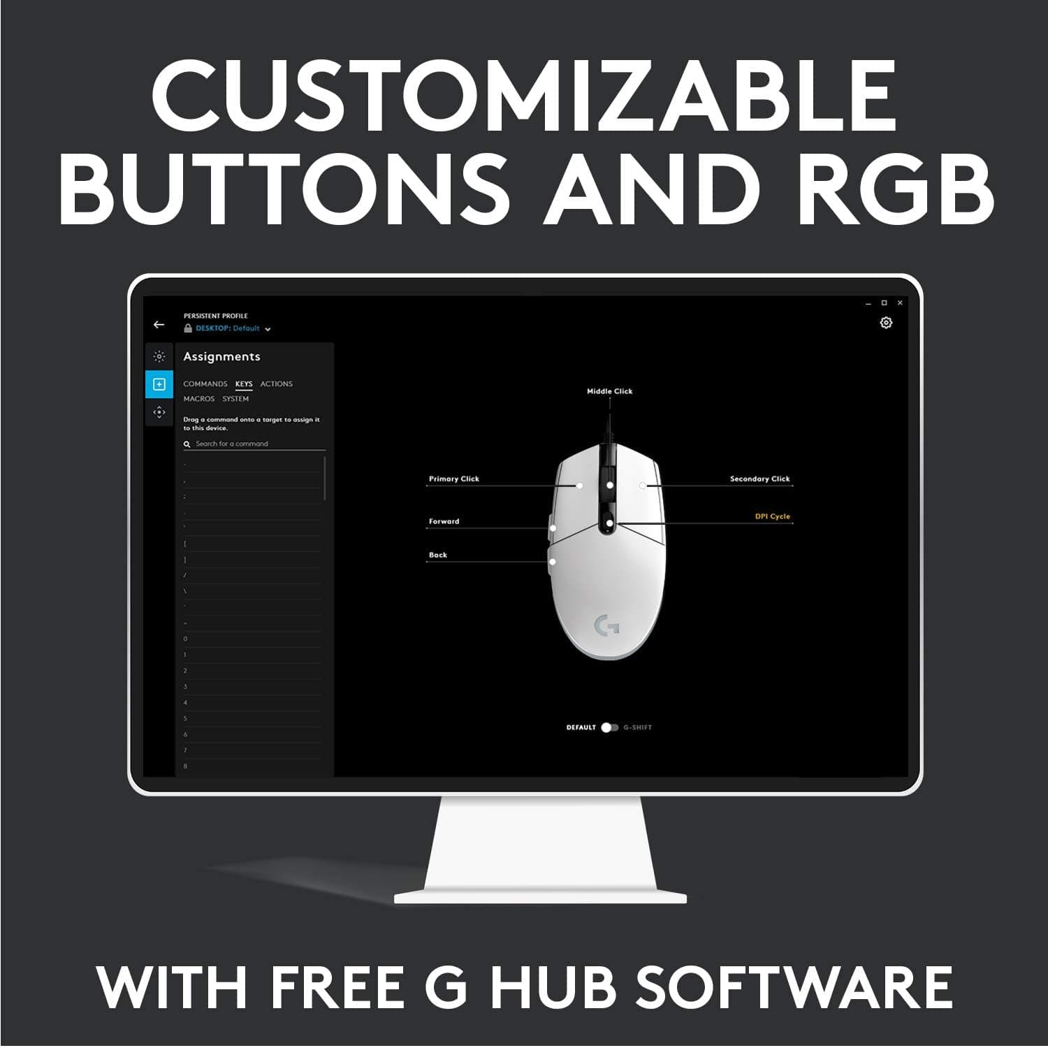 ماوس گیمینگ Logitech G مدل G102 LIGHTSYNC مشکی ماوس گیمینگ Logitech G مدل G102 LIGHTSYNC مشکی