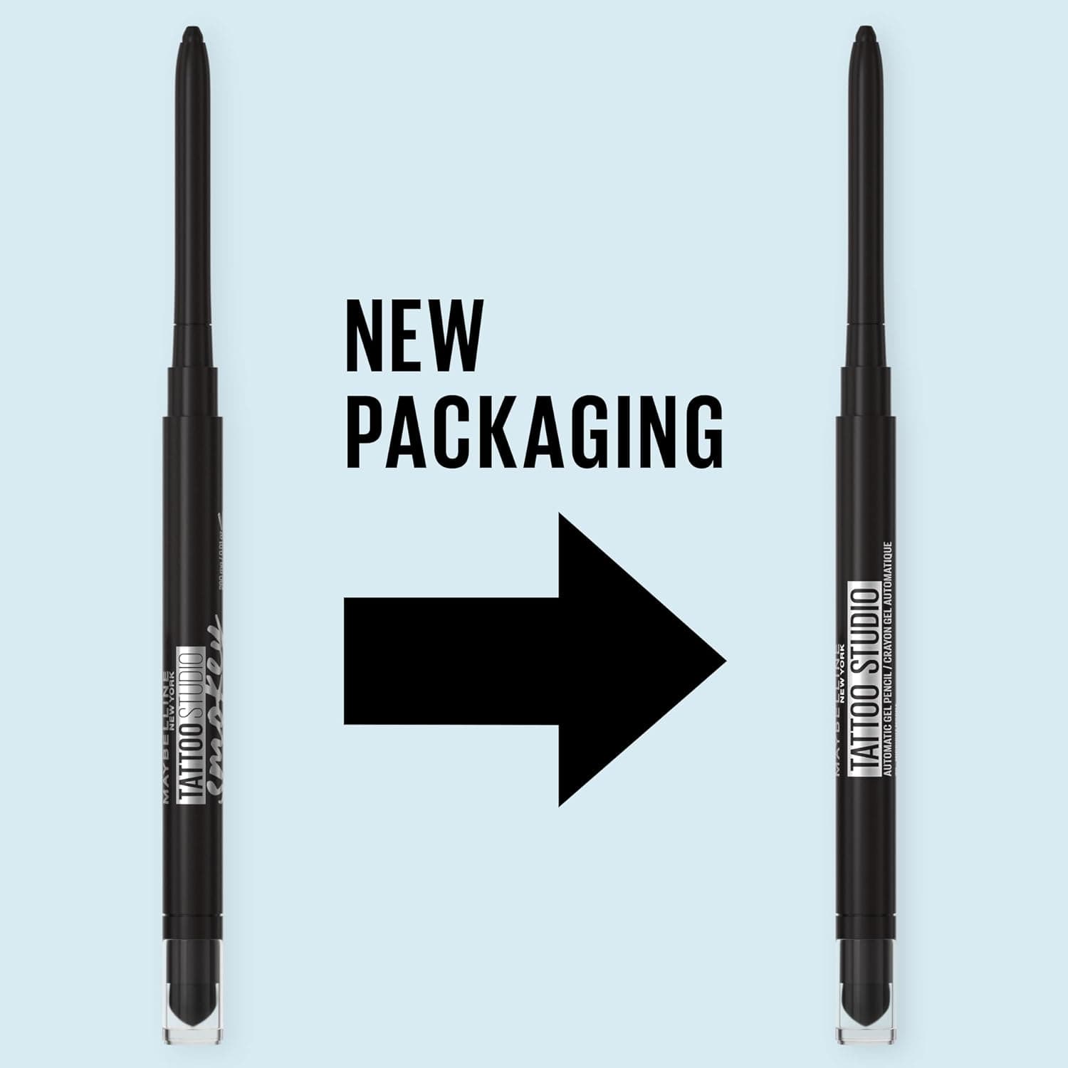 مداد ژلی چشم MAYBELLINE New York Tattoo Smokey Kohl ضدآب و ضد پخششدن، مشکی دودی مداد ژلی چشم MAYBELLINE New York Tattoo Smokey Kohl ضدآب و ضد پخششدن، مشکی دودی