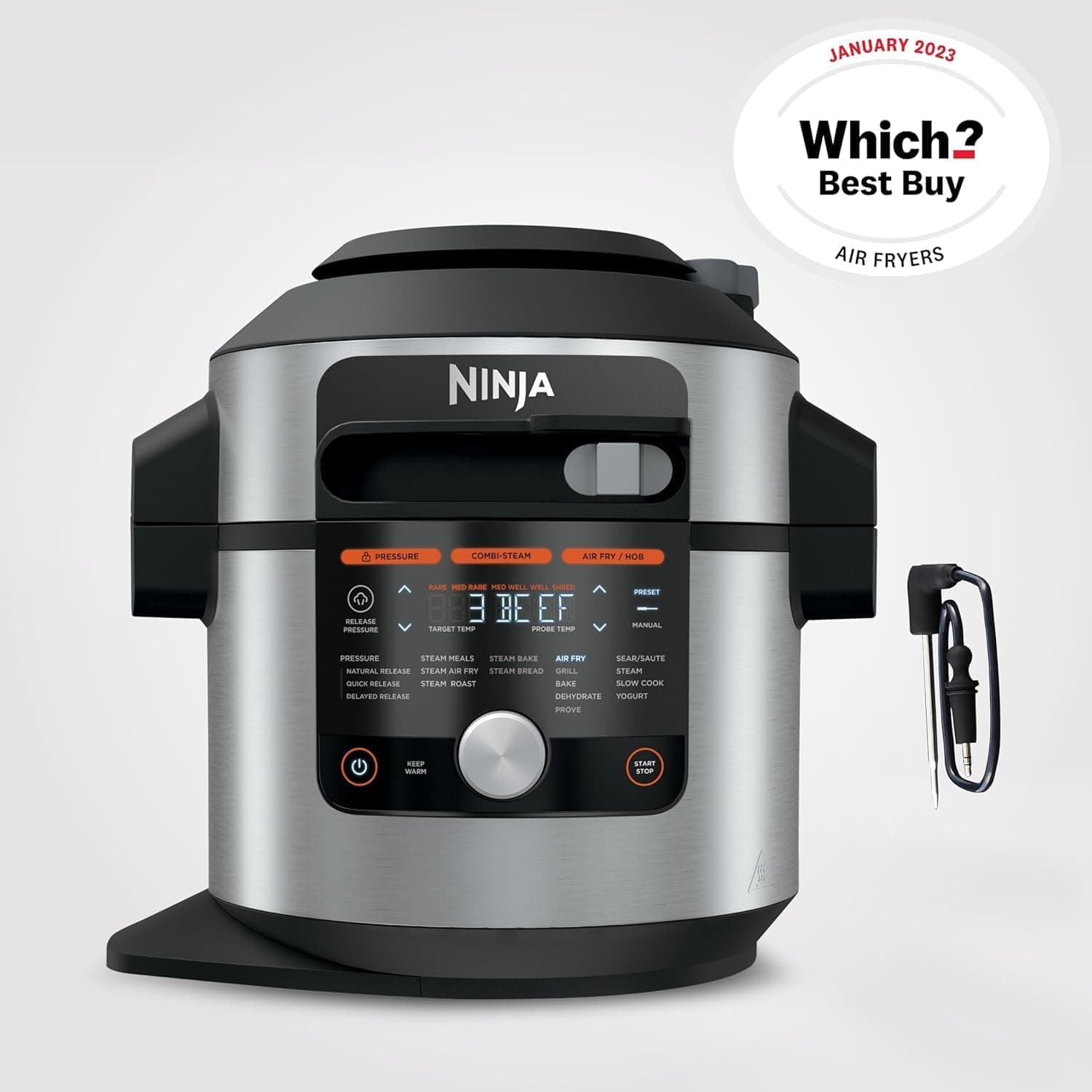 مولتی کوکر NINJA Foodi MAX 15 کاره درب هوشمند 7.5 لیتری مدل OL750ME مولتی کوکر NINJA Foodi MAX 15 کاره درب هوشمند 7.5 لیتری مدل OL750ME