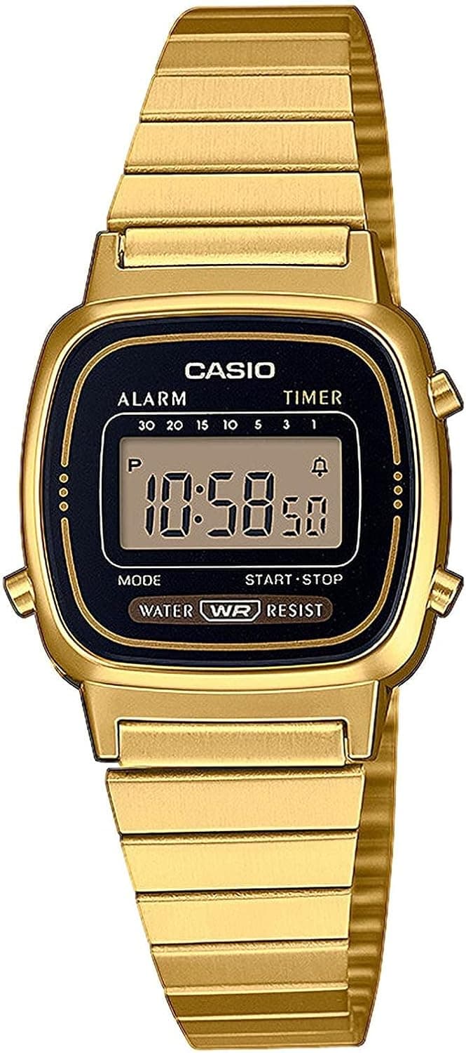 ساعت مچی Casio کوارتز با نمایشگر دیجیتال و بدنه استیل ضدزنگ ساعت مچی Casio کوارتز با نمایشگر دیجیتال و بدنه استیل ضدزنگ