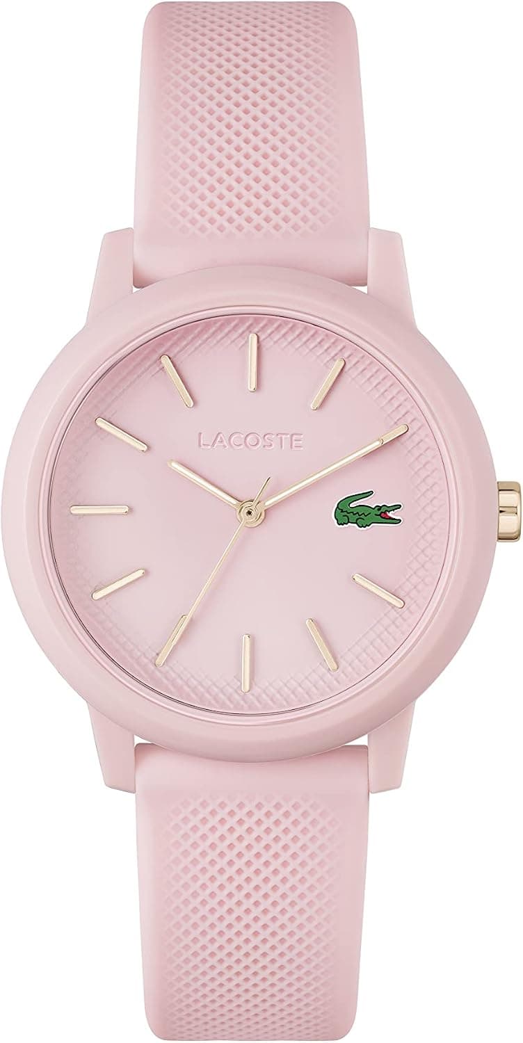 ساعت مچی زنانه Lacoste کوارتز آنالوگ بند سیلیکونی Petit Piqué مدل 12.12 ساعت مچی زنانه Lacoste کوارتز آنالوگ بند سیلیکونی Petit Piqué مدل 12.12